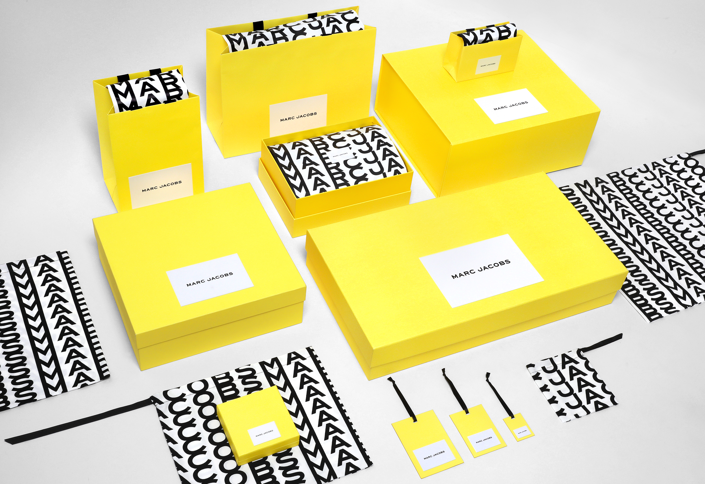 New brand identity and packaging for Marc Jacobs by New York design studio Triboro