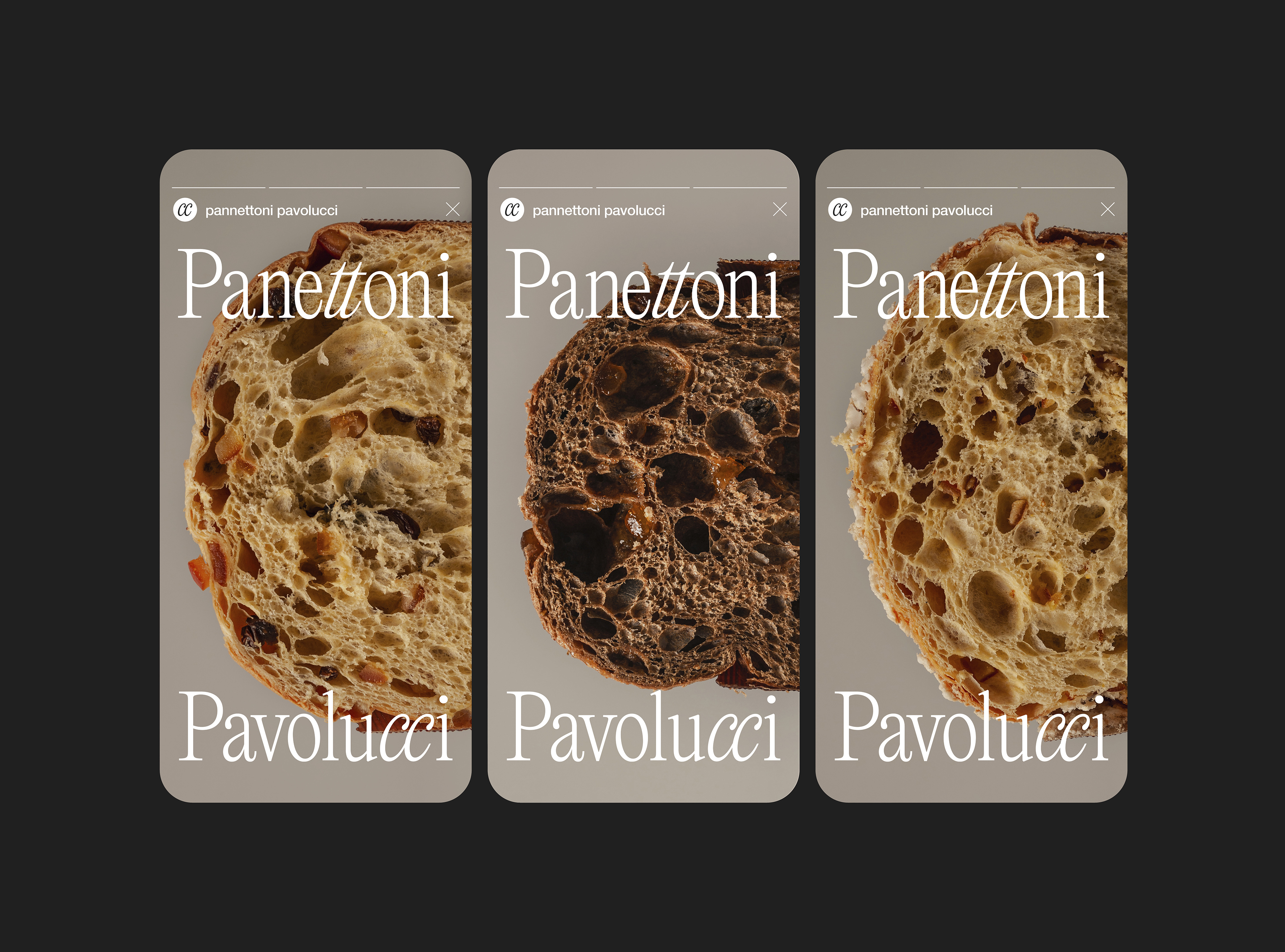 Digital branding by Requena for Spanish panettone brand Panettoni Pavolucci