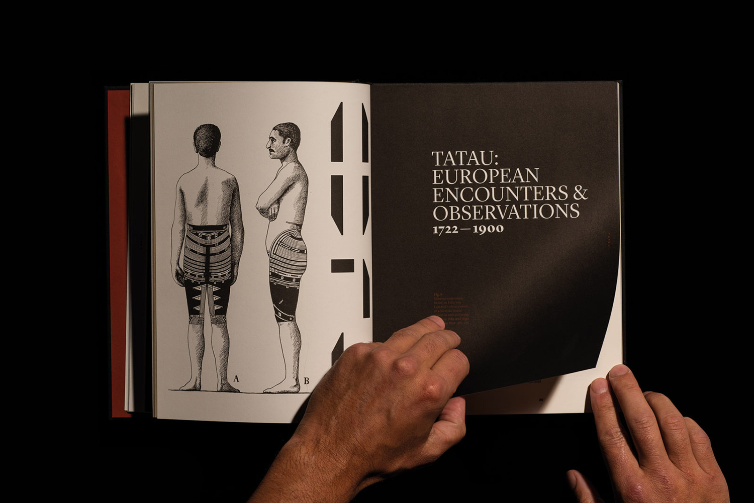 Book design by New Zealand-based studio Inhouse for Tatau, a publication on the history of Sāmoan tattooing