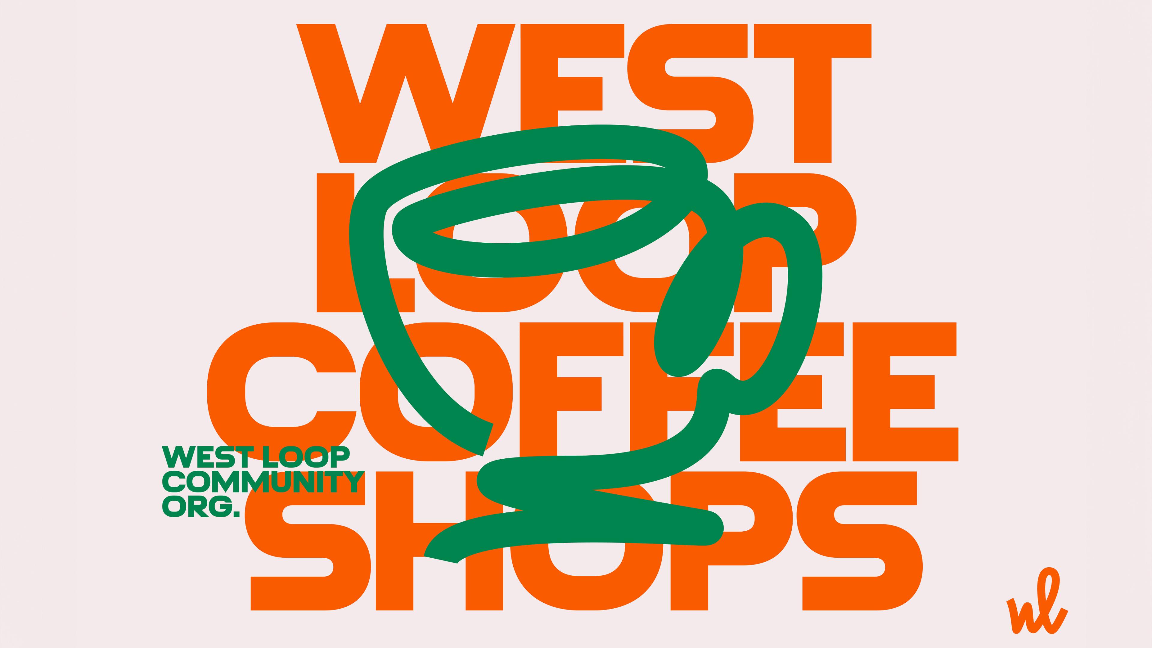 Logotype and interactive generative identity designed by Landor for Chicago's West Loop.