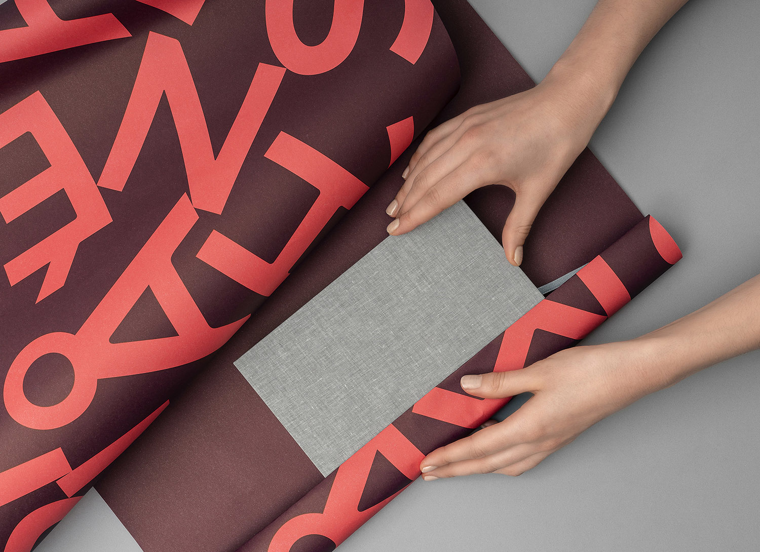 Visual identity and wrapping paper by Happy FB for Swedish retailer Åhléns