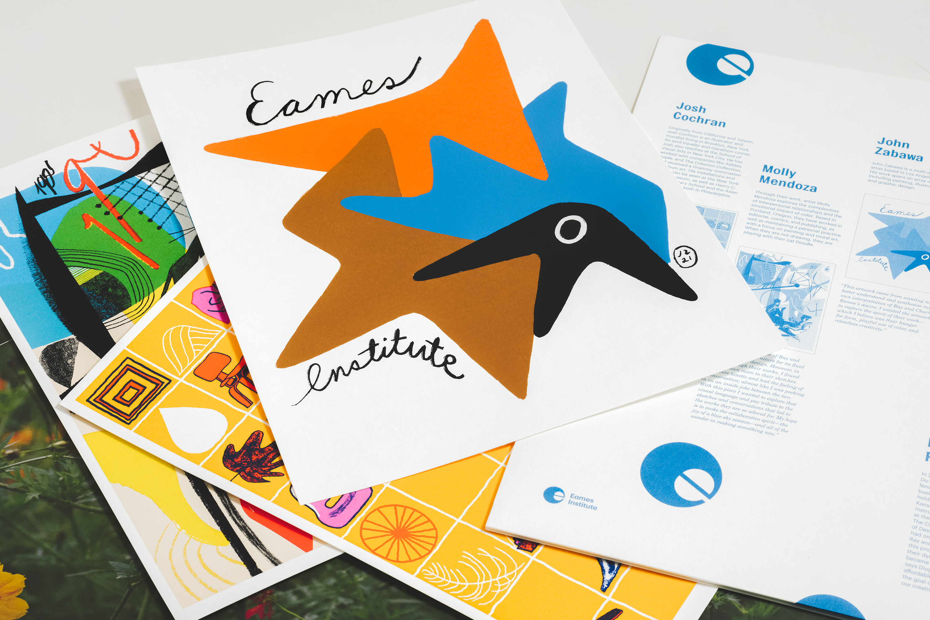 Brand identity designed by San Francisco-based studio Manual for The Eames Institute