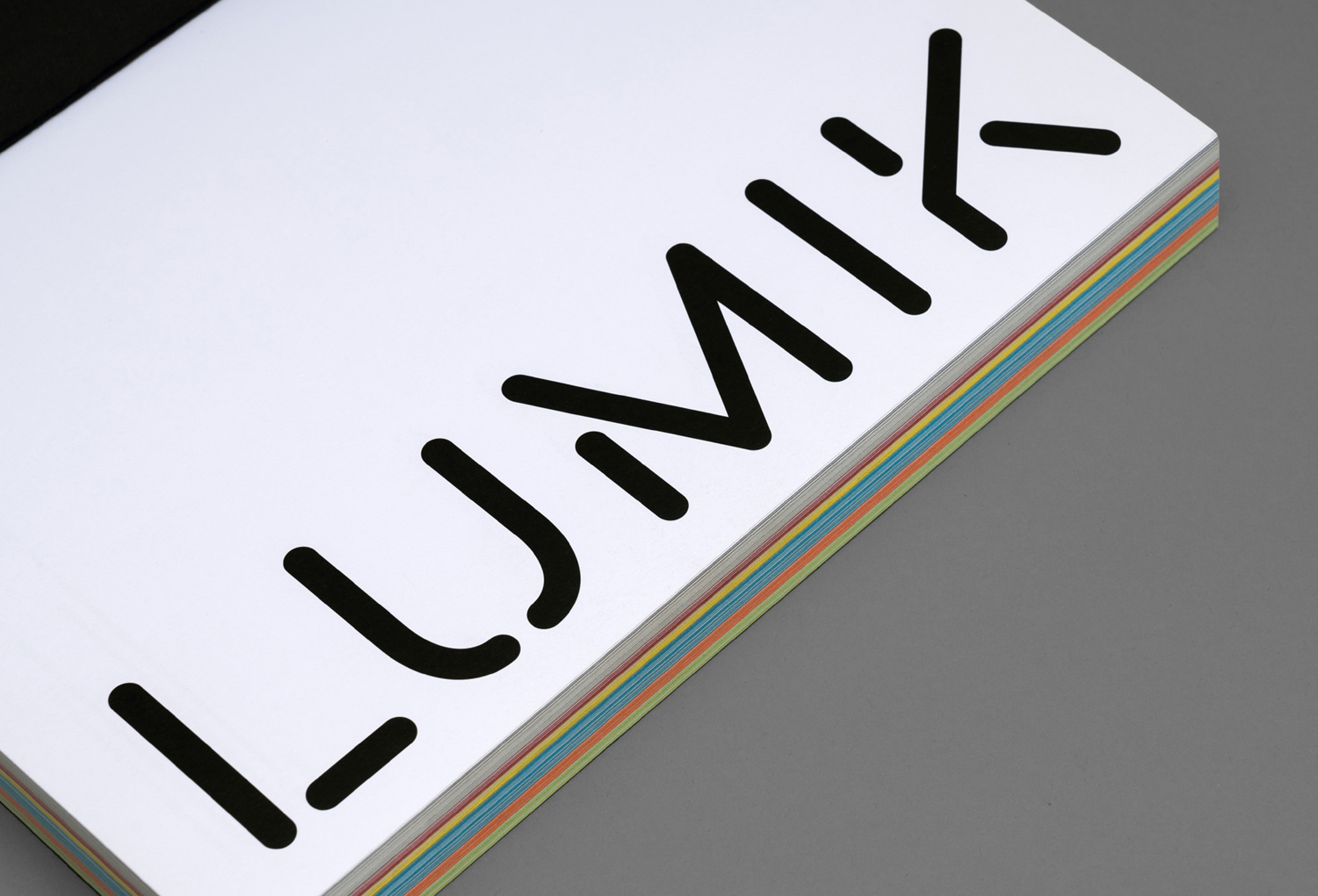 Logotype and brochure design by Hey for Spanish lighting design and manufacturing company Lumik