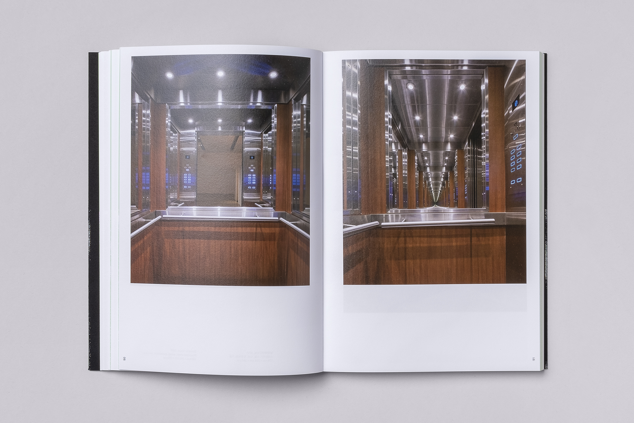A look at the catalogue for the exhibition Leandro Erlich: Both Sides Now, designed by Studio fnt.