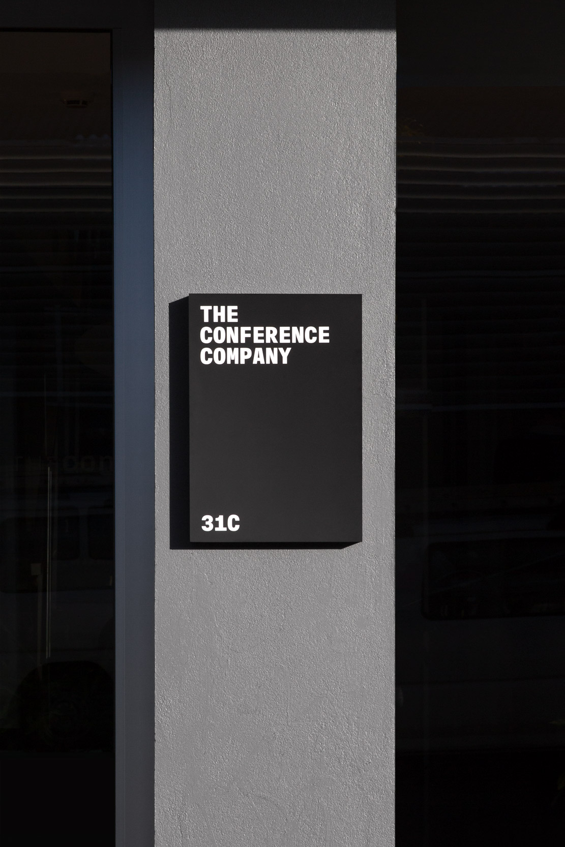 Logotype, print, brand guidelines and signage by Studio South for The Conference Company and The Awards Company