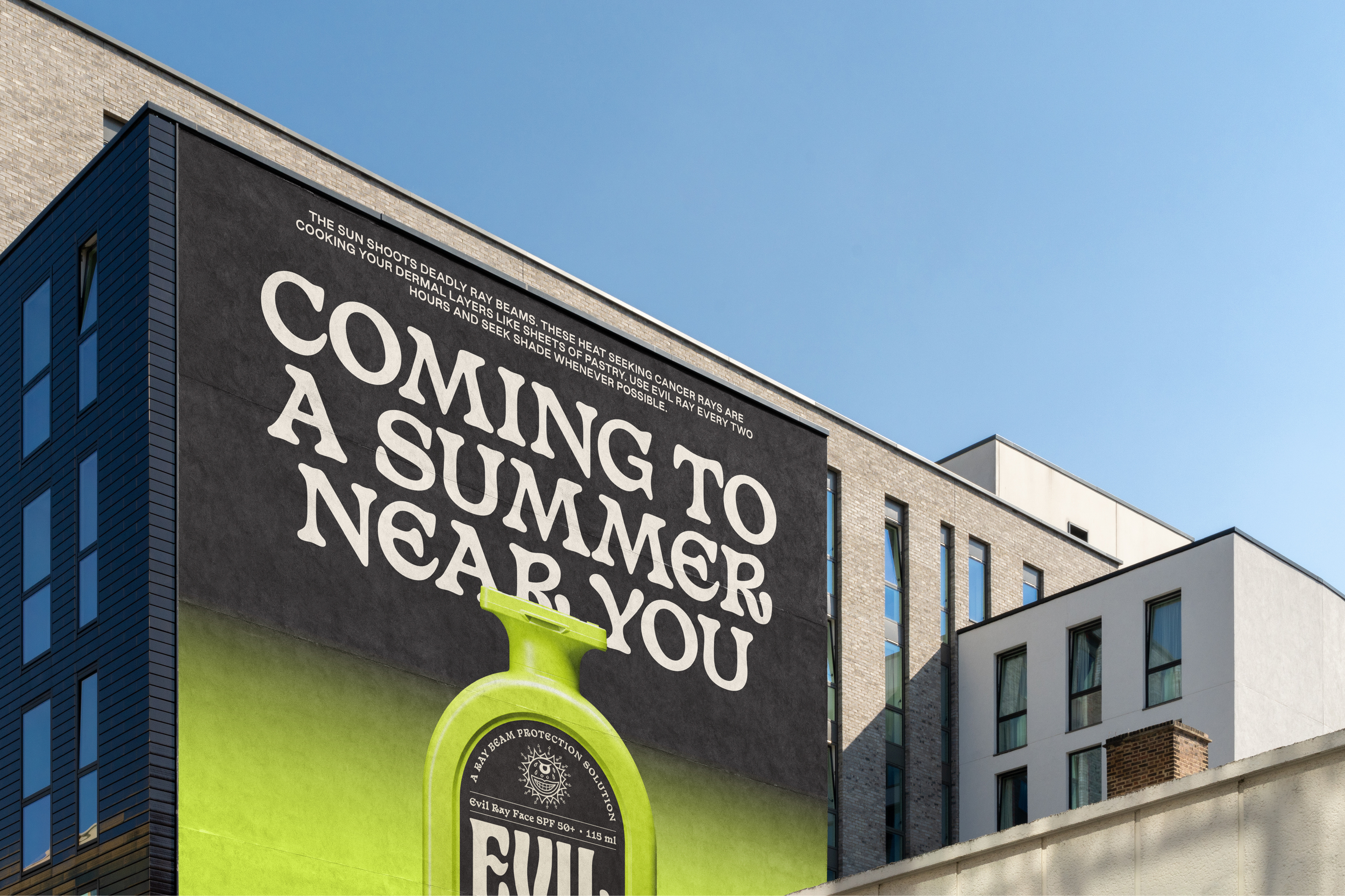 Evil Ray Seachange branding identity design illustration wordmark logo bpo review packaging design