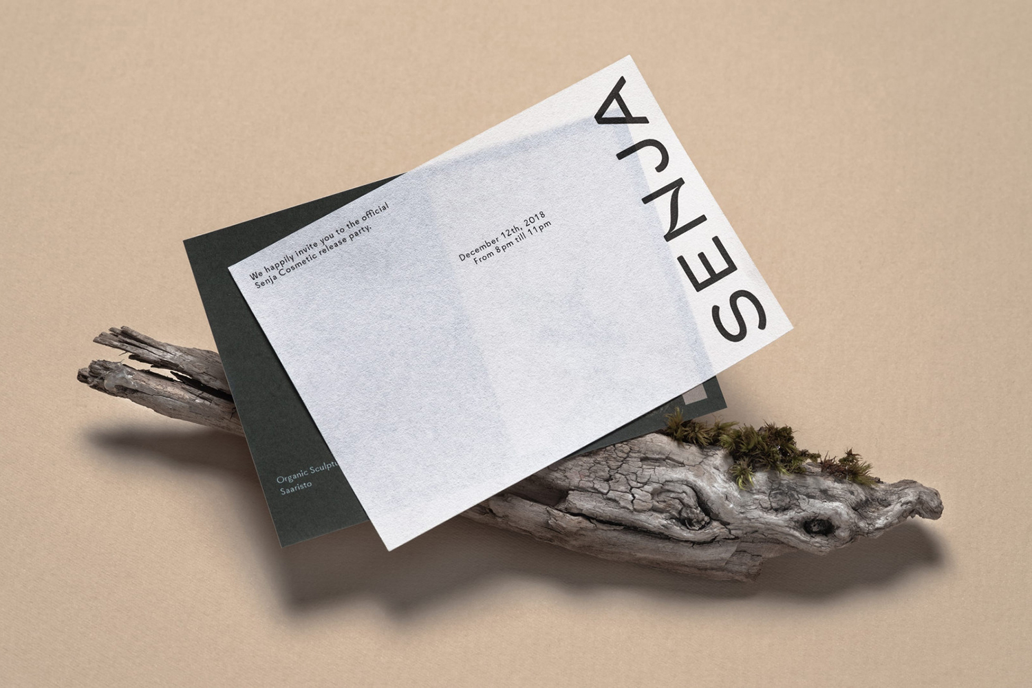 Logotype, packaging and still life imagery by Werklig for Finnish premium cosmetics brand Senja