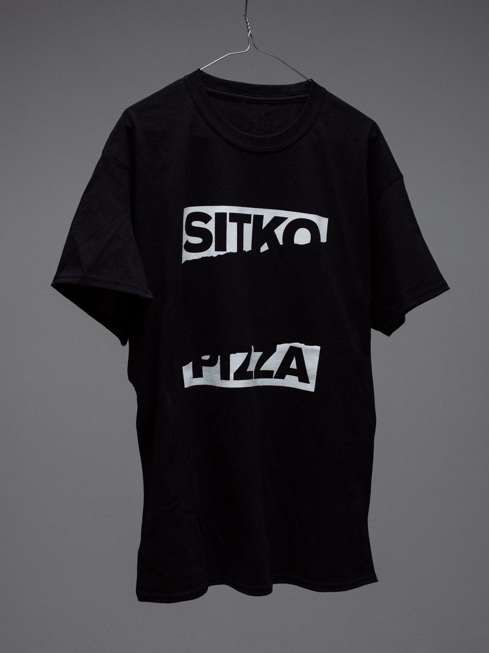 Visual identity and branded t-shirt design by Werklig for Sitko Pizza Co.