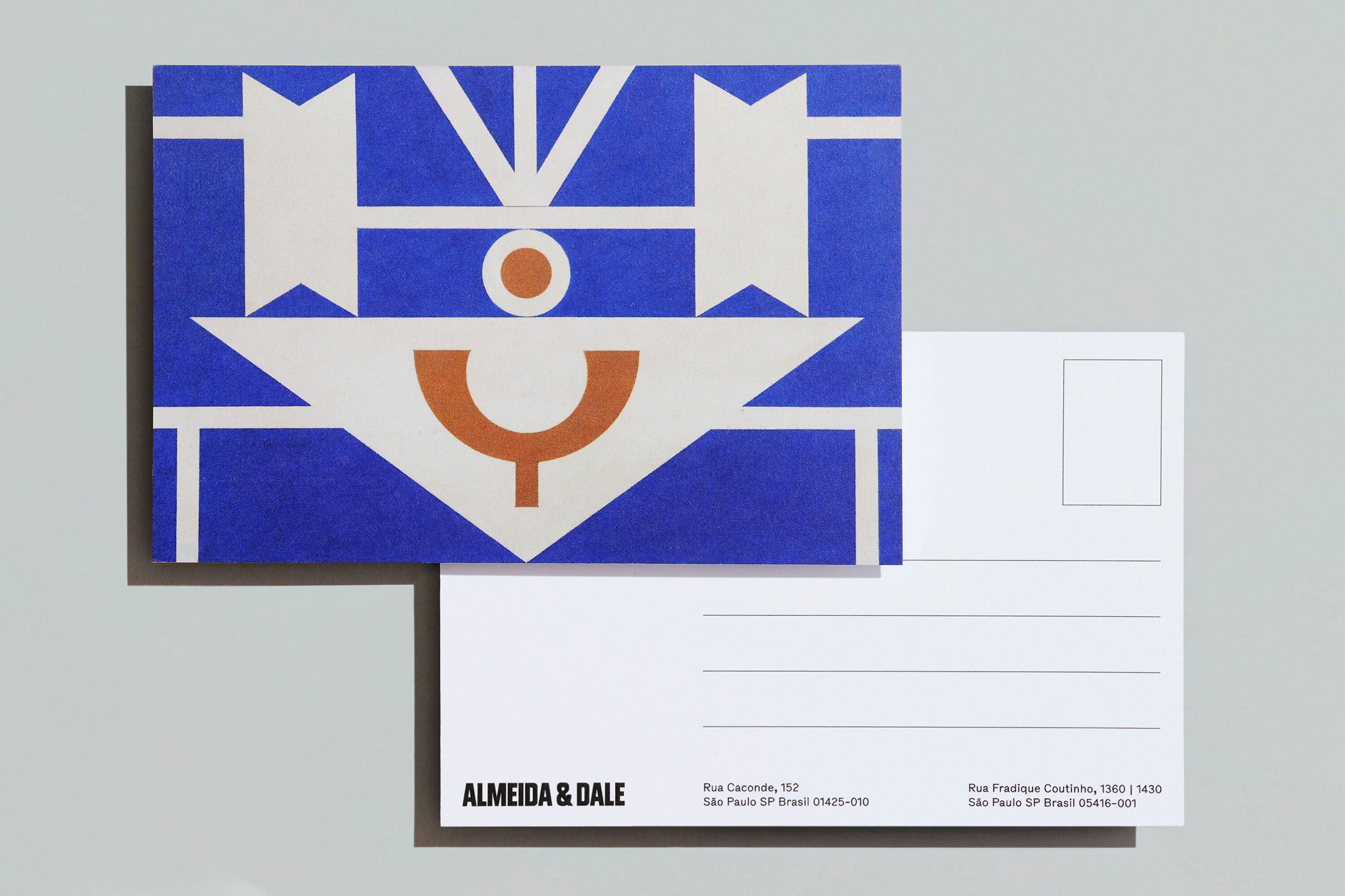 Almeida & Dale porto rocha rebrand identity design wordmark logo bpo review envelope