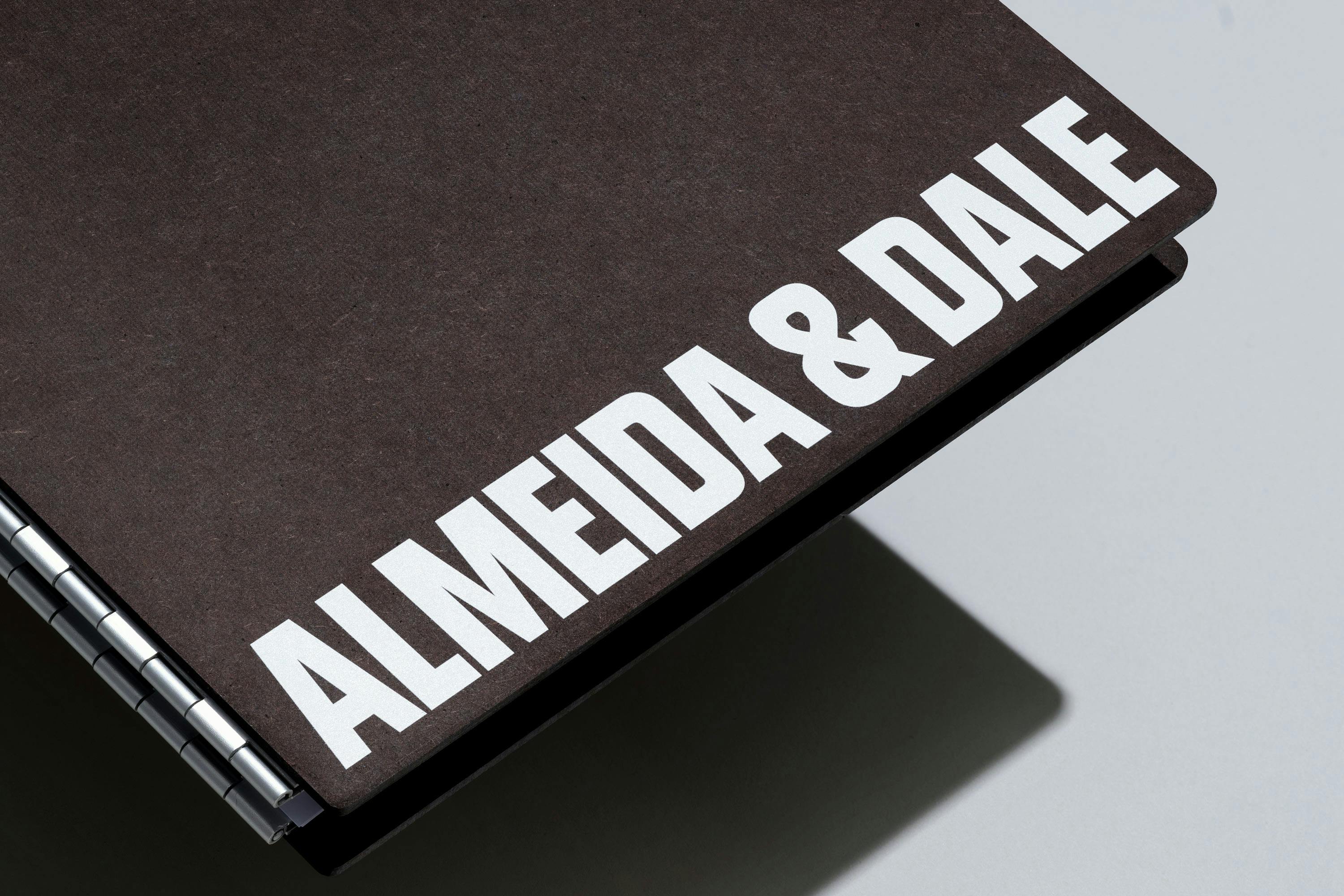 Almeida & Dale porto rocha rebrand identity design wordmark logo bpo review print
