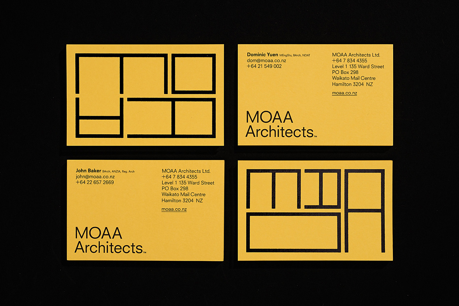 Architect Business Cards – MOAA by Inhouse