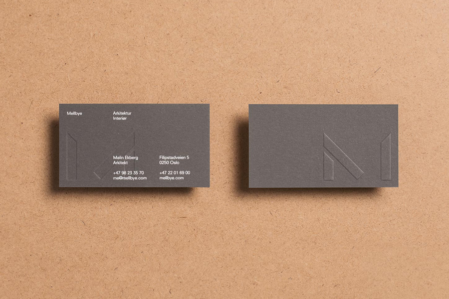 Architect Business Cards – Mellbye by Heydays