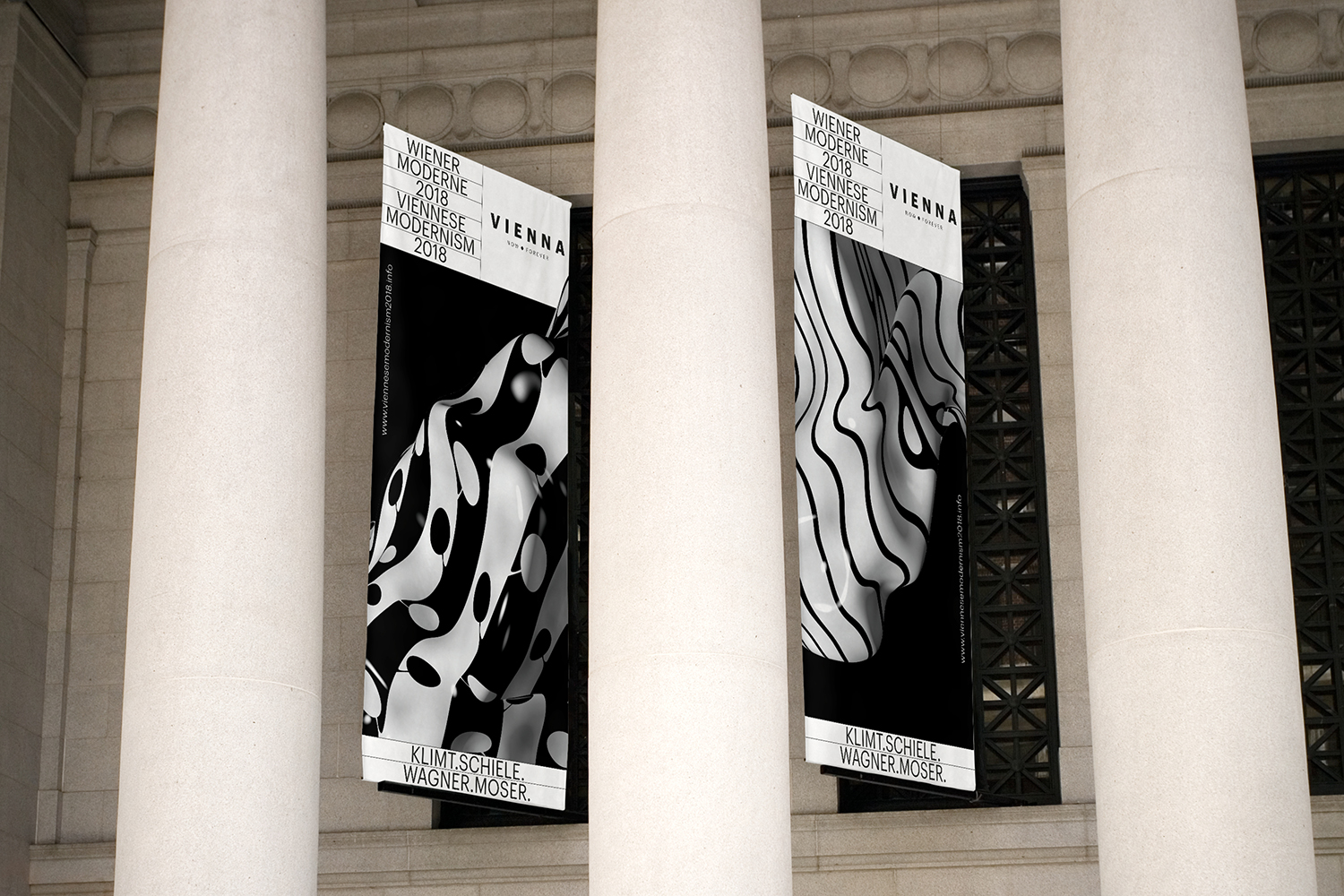 Banner Design Inspiration – Wiener Moderne 2018 by Seite Zwei