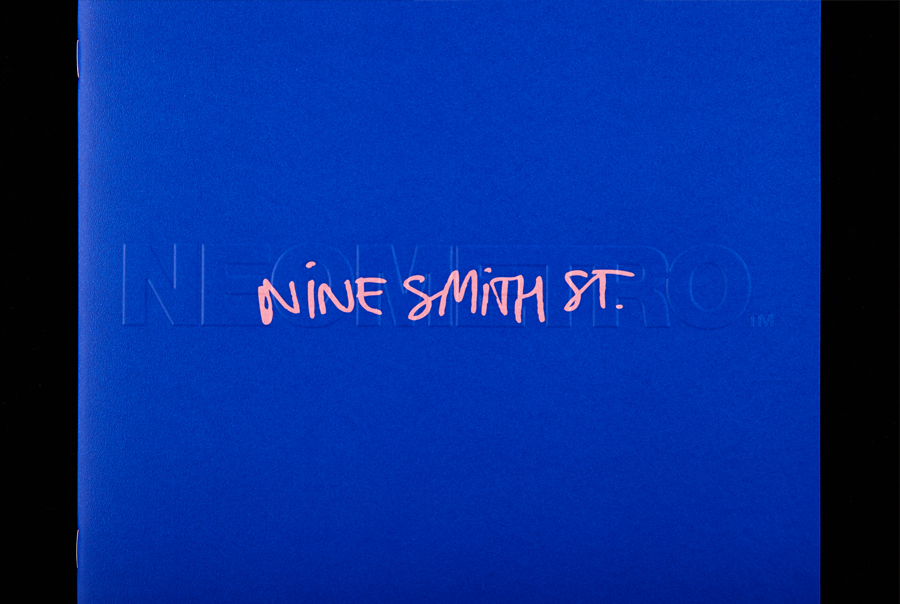 Blind Embossing – Neometro & Nine Smith Street by Studio Hi Ho, Australia