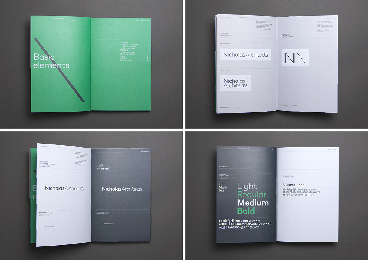 Brand Guidelines – Nicholas Architects by Strategy, New Zealand