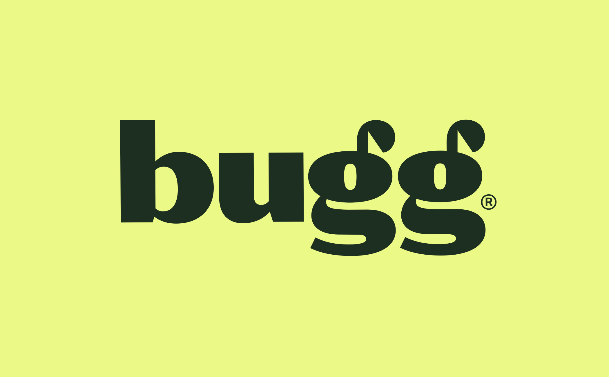 Bugg branding logo typography art direction by Seachange 