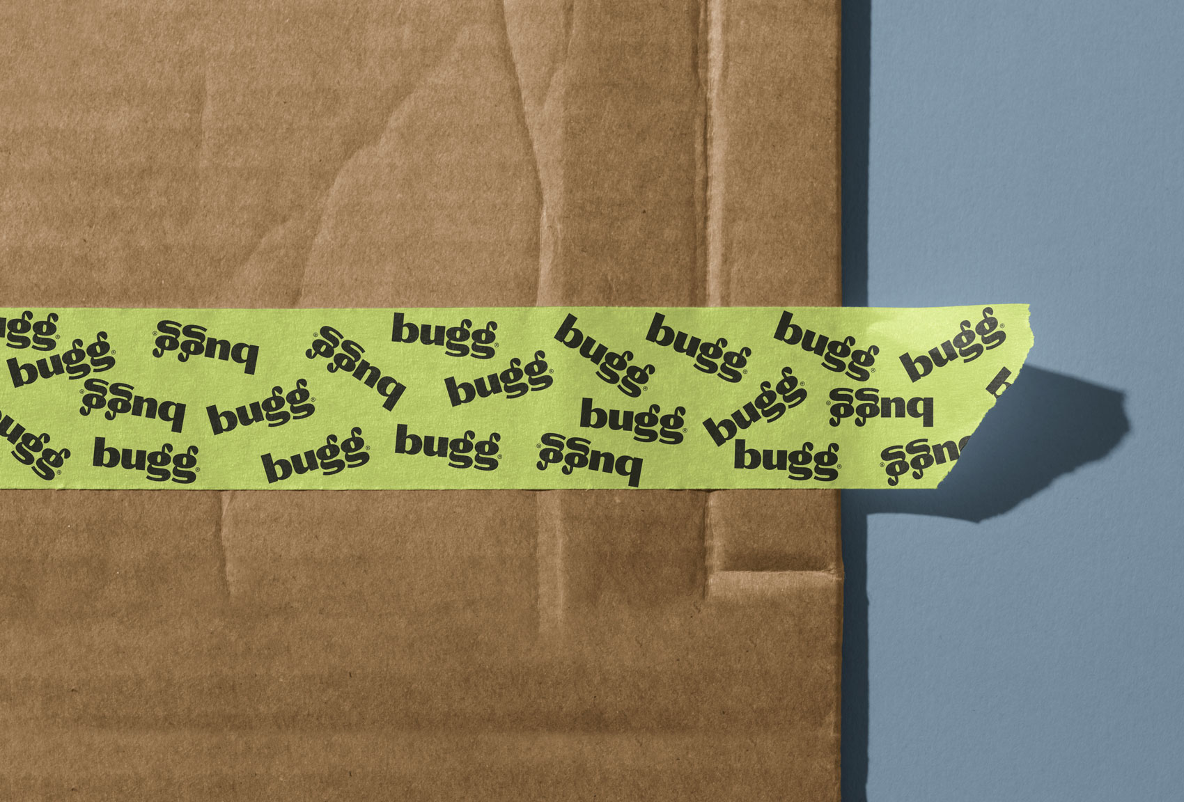 Bugg branding logo typography art direction by Seachange 