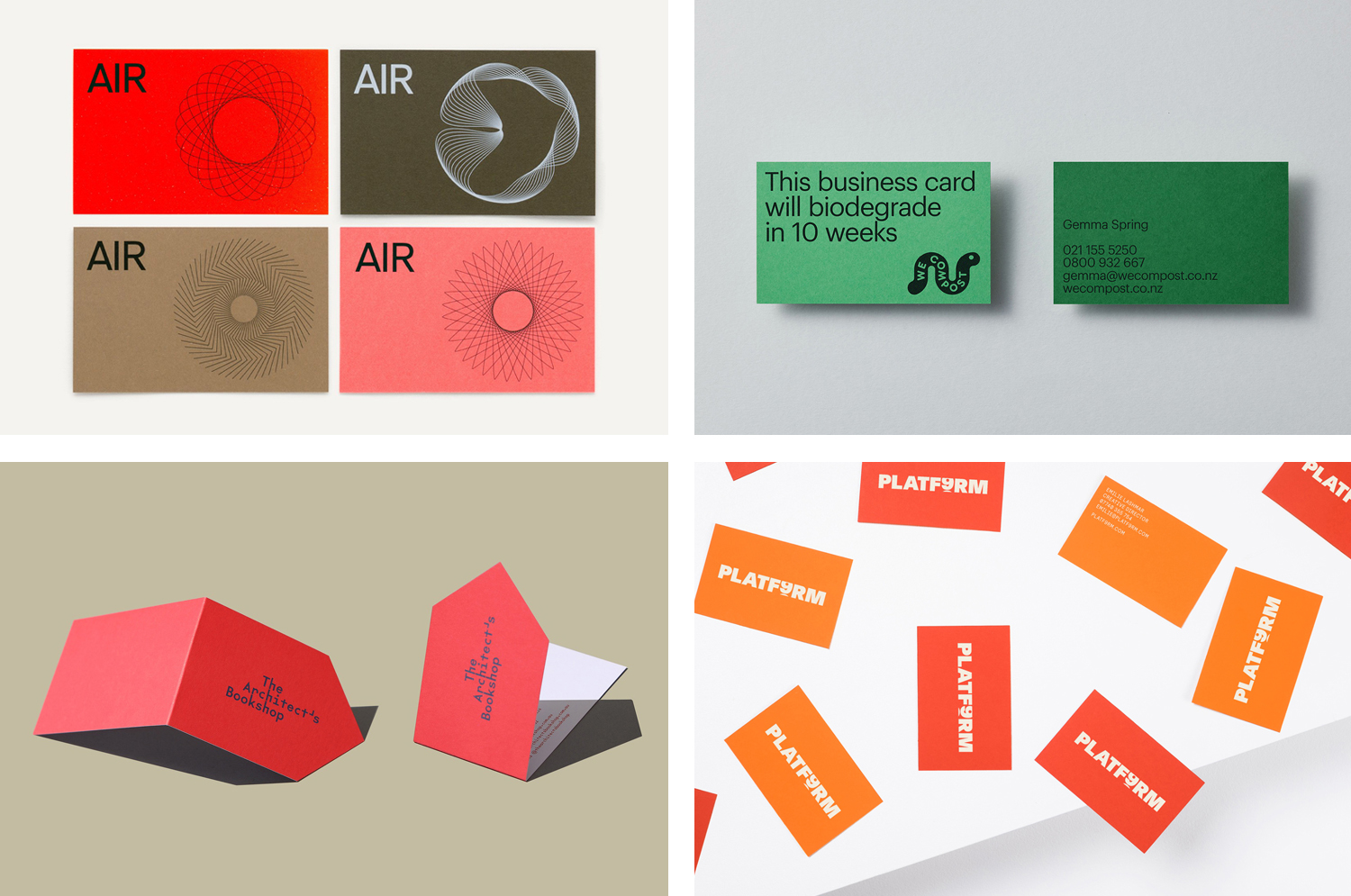 The Very Best Business Card Designs 2020