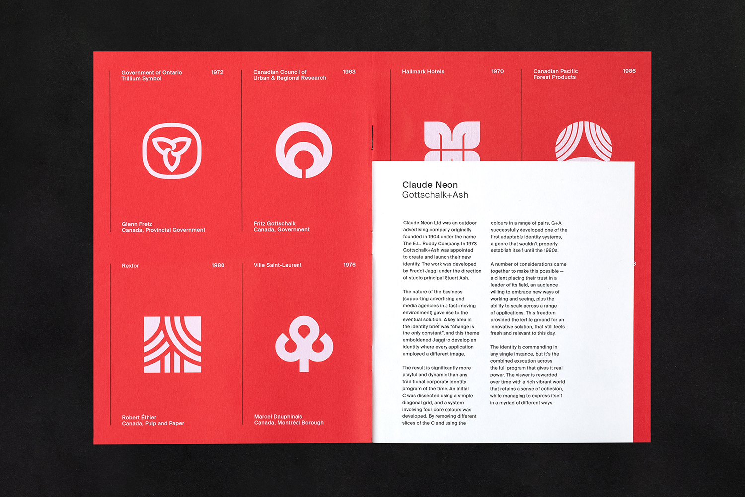 LogoArchive Extra Issue – Canada Modern. Designer / Editor Blair Thomson. Photo: Pip hyper Photography