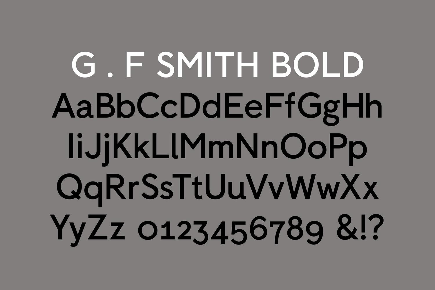 Custom Typeface Design – G . F Smith by Colophon Foundry, United Kingdom