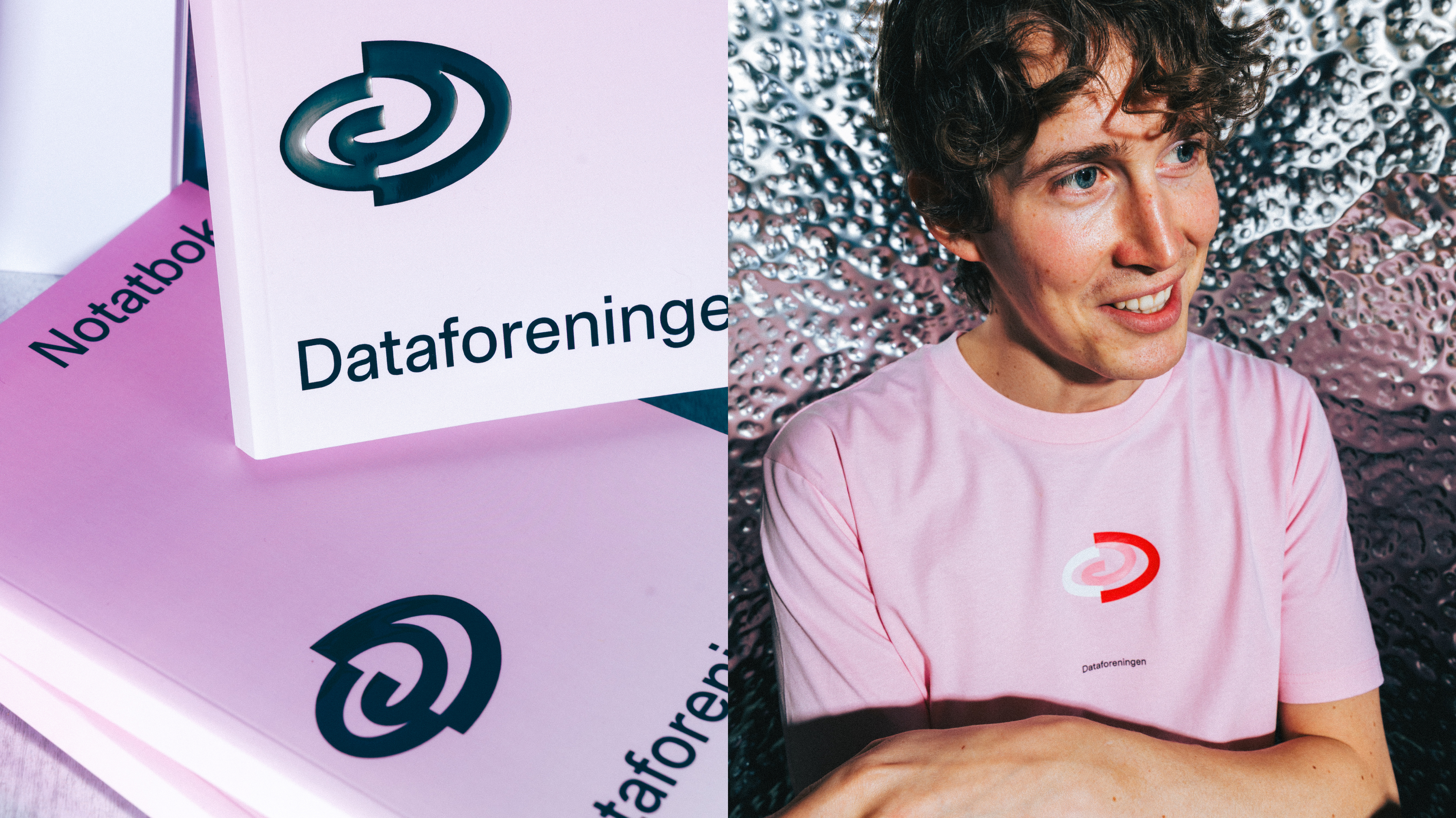 Dataforeningen bielke & yang branding identity design logo wordmark bpo review pink