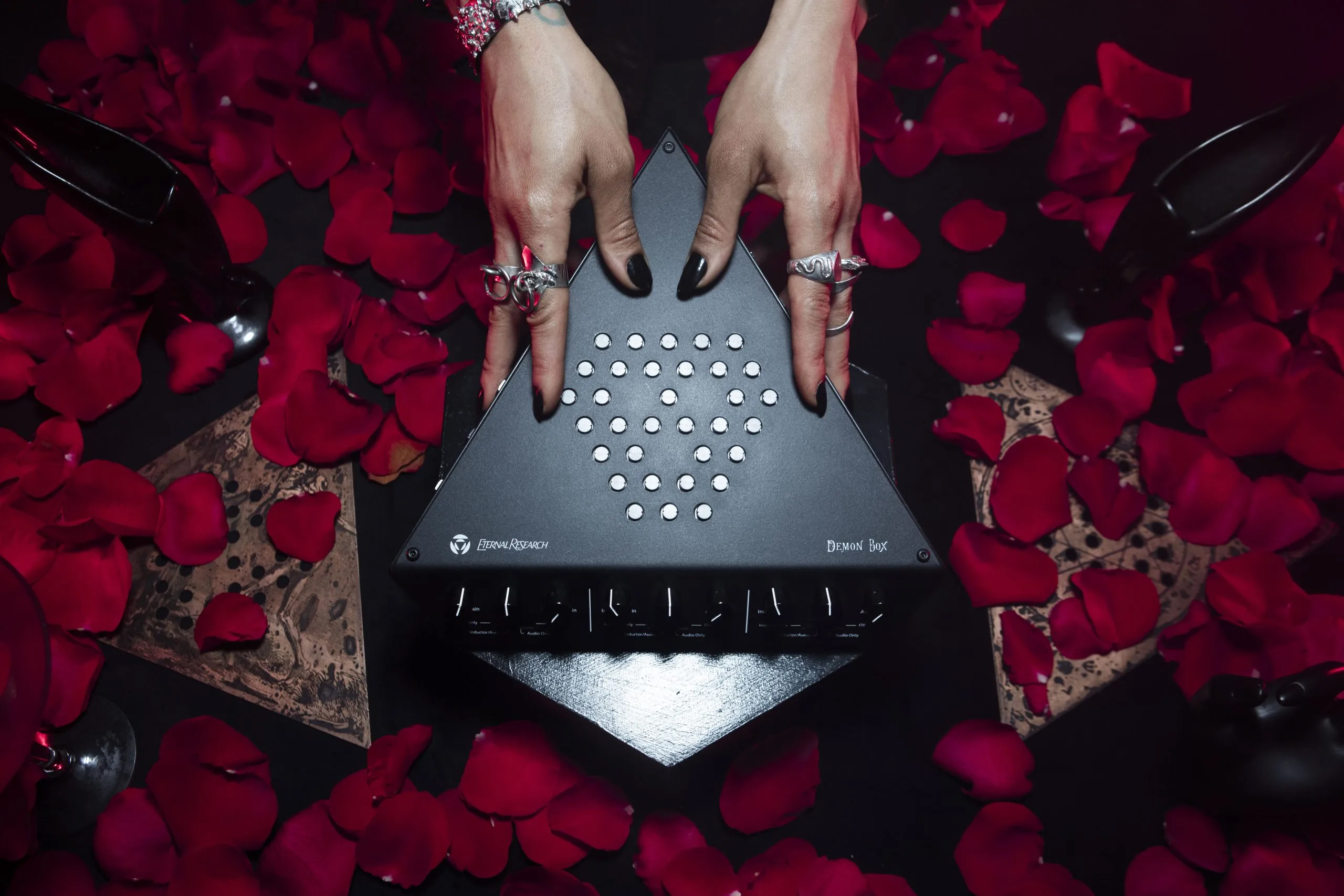 Eternal Research branding, logo, art direction, wordmark, print, stationery design by Cotton