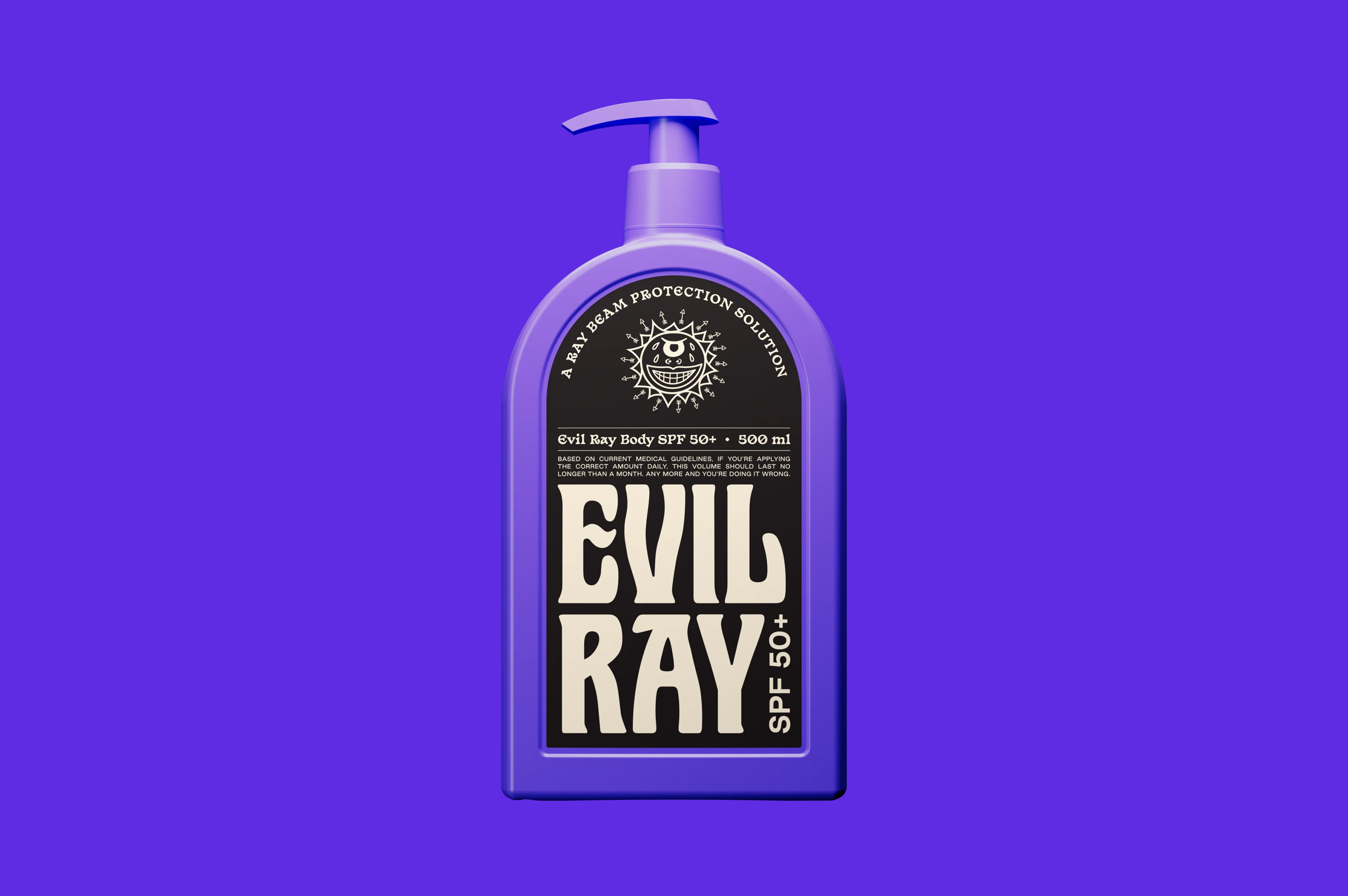 Evil Ray Seachange branding identity design illustration wordmark logo bpo review bottle