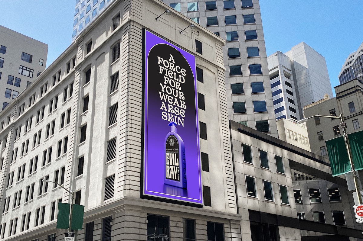 Evil Ray Seachange branding identity design illustration wordmark logo bpo review ooh 2