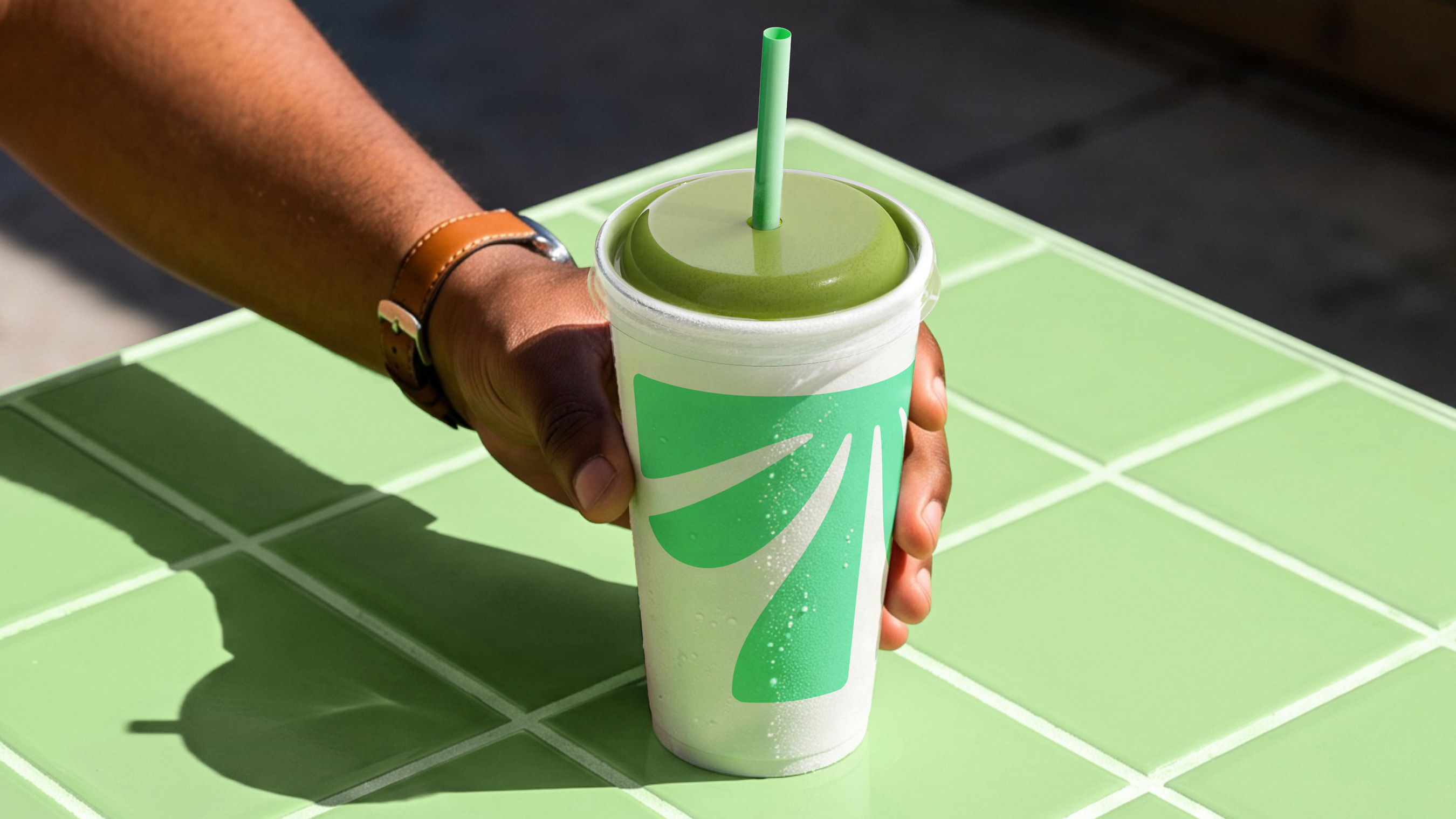 JKR Tropical Smoothie Cafe brand identity design BPO review packaging cup