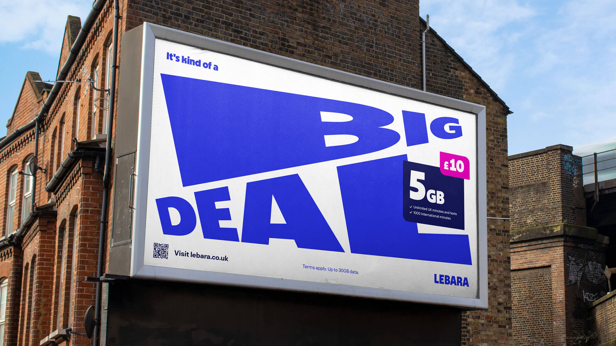 Lebara Verve Agency branding identity design bpo review wordmark logo billboard