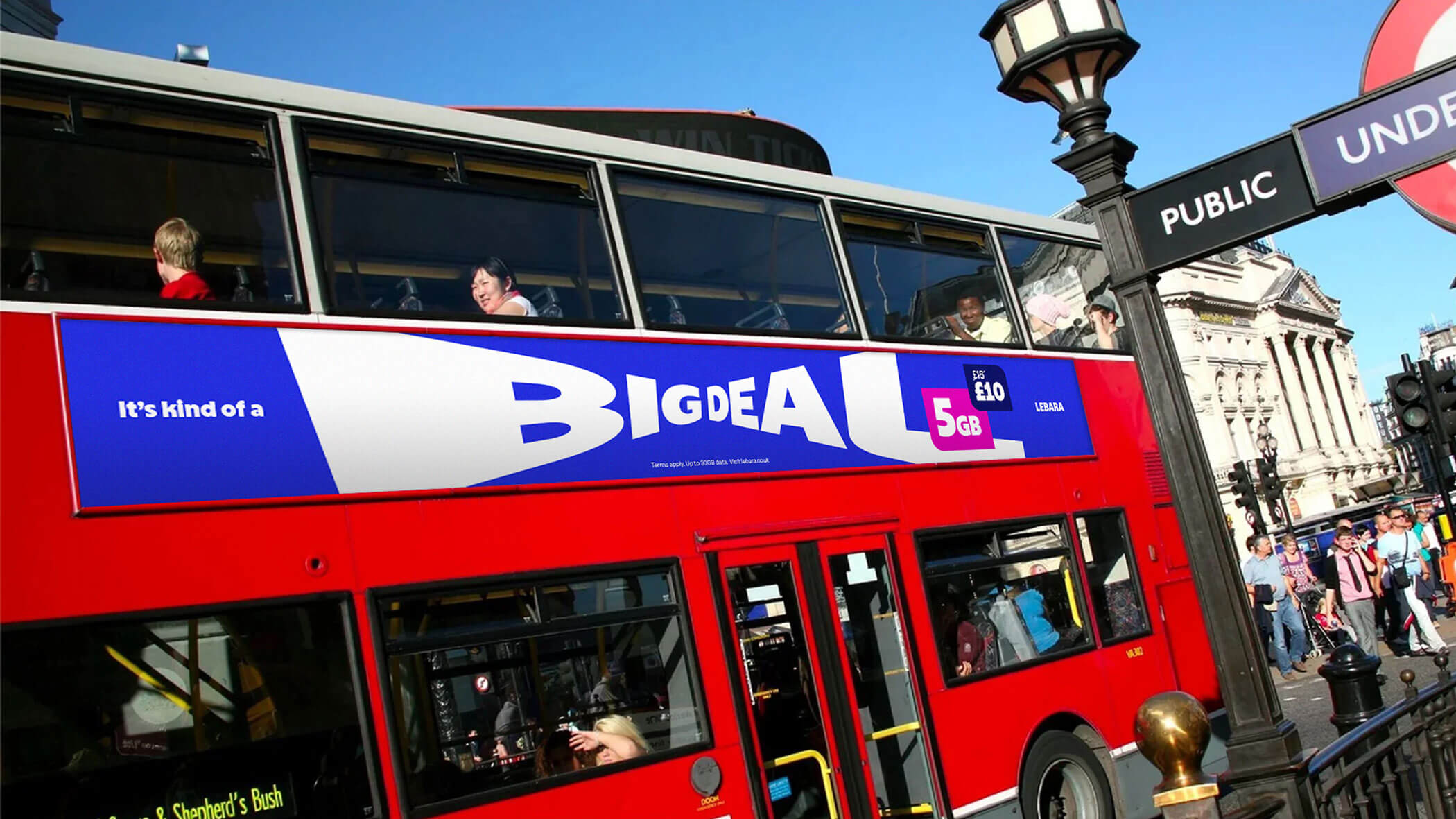 Lebara Verve Agency branding identity design bpo review wordmark logo bus