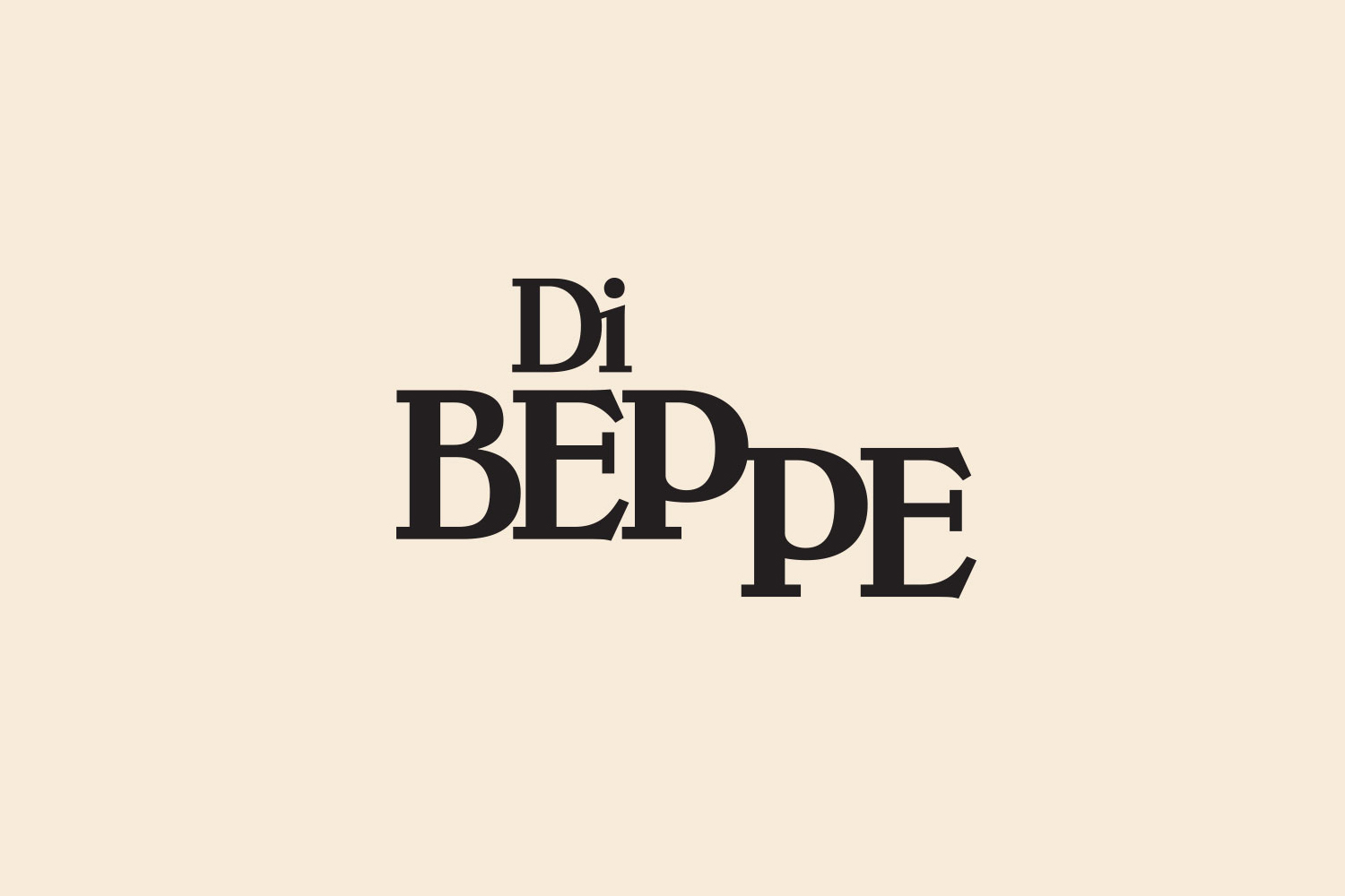 Logotype Design: Di Beppe by Glasfurd & Walker, Canada