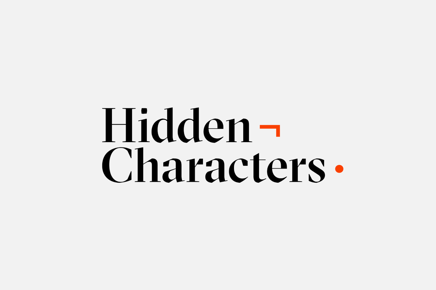Creative Logotype Gallery & Inspiration: Hidden Characters by RE, Australia