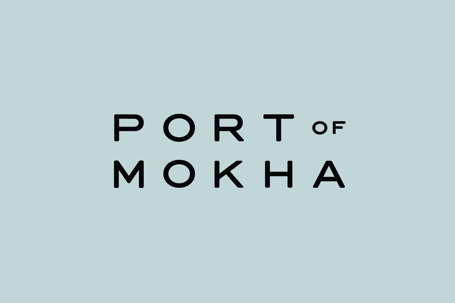 Logotype design by Manual for exclusive and award winning coffee brand Port of Mokha 