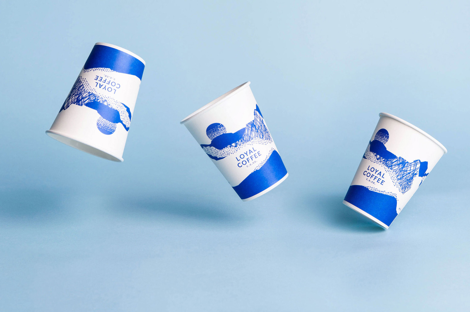 Blue in Branding & Graphic Design: Loyal Coffee by Mast, United States