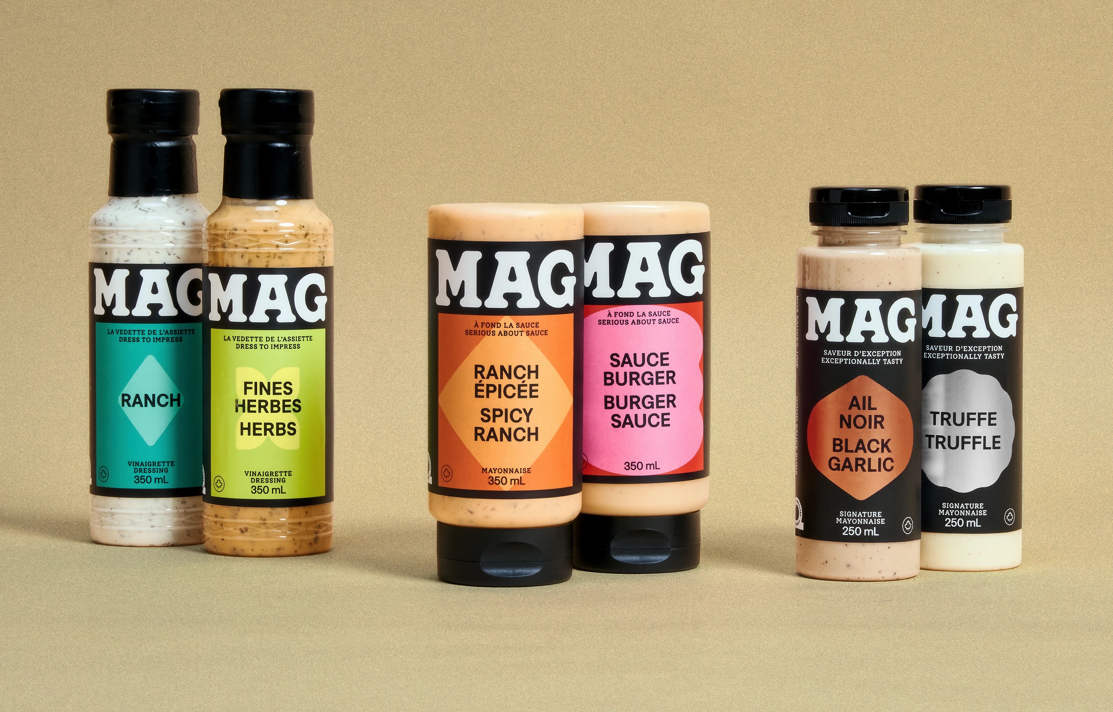 MAG branding packaging logo wordmark by LG2 