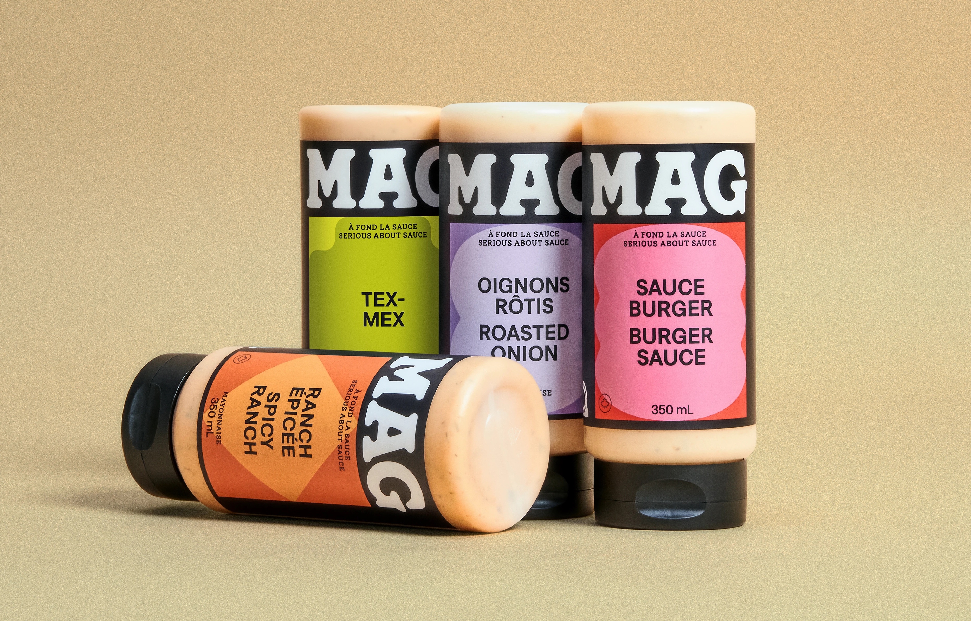 MAG branding packaging logo wordmark by LG2 