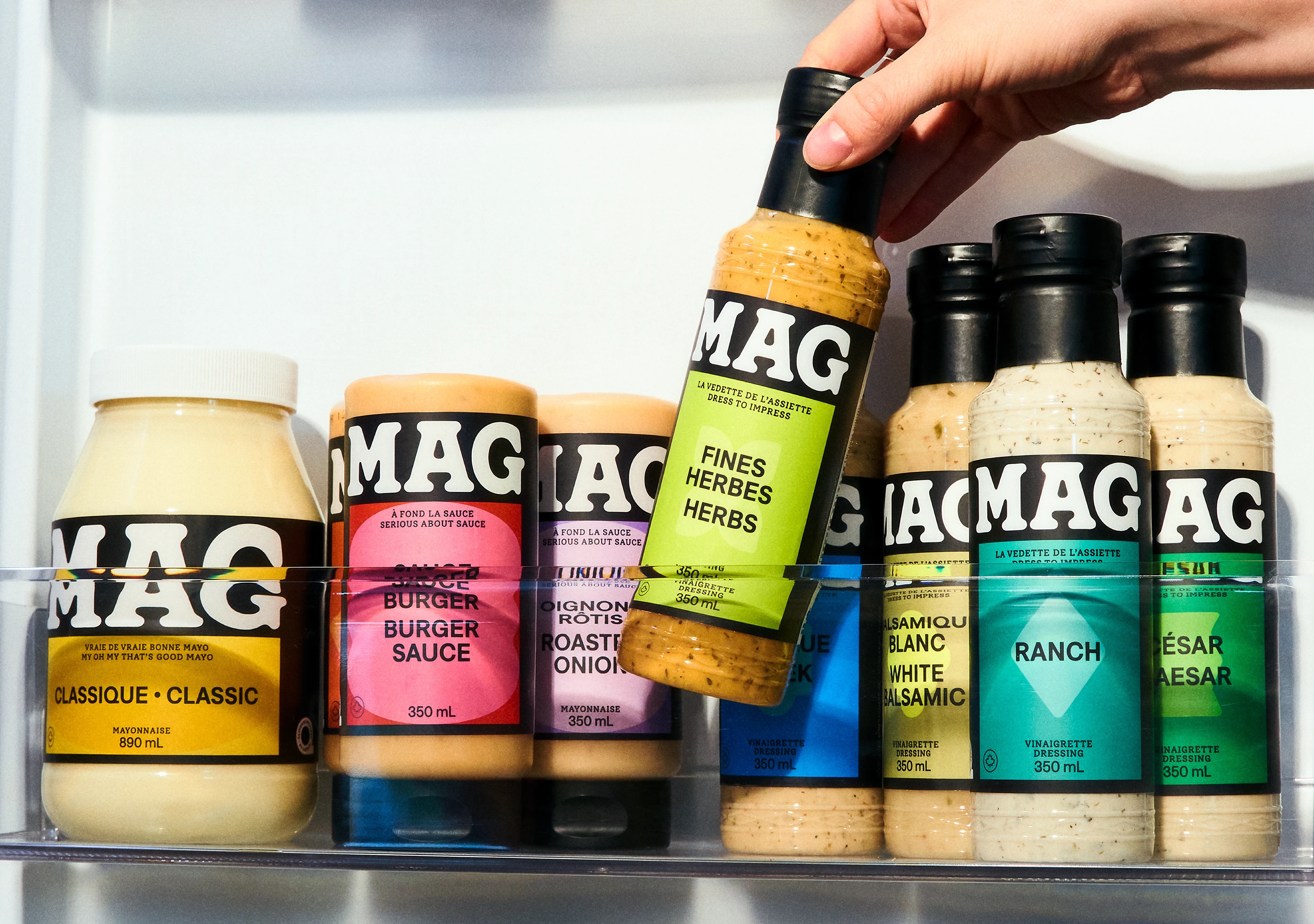 MAG branding packaging logo wordmark by LG2 