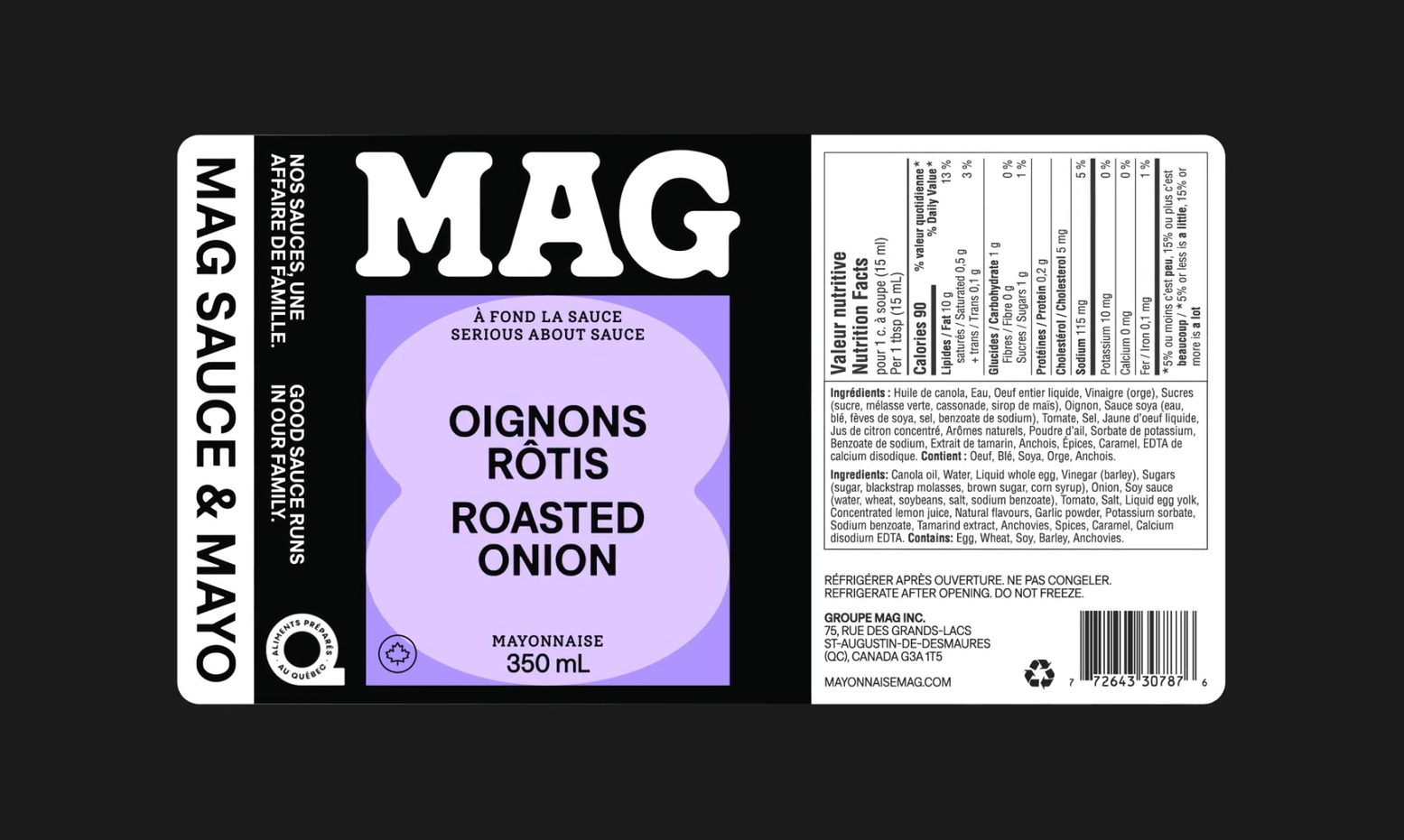 MAG branding packaging logo wordmark by LG2 