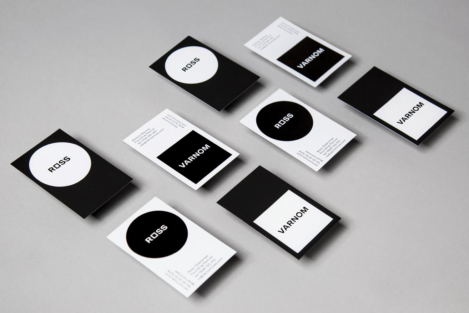 Creative Business Cards – Varnom Ross by Bibliothèque