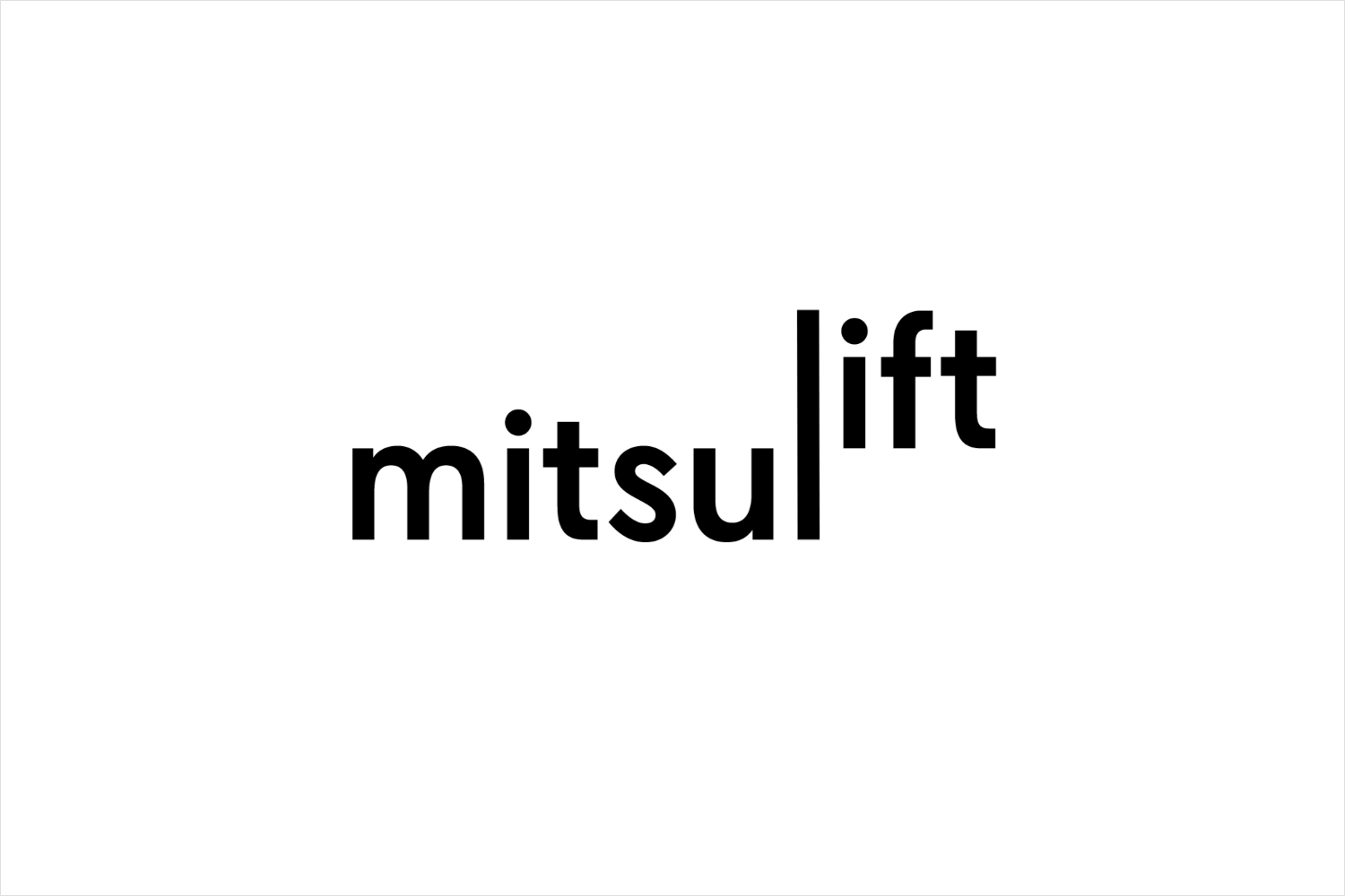 Logotype by Base Design for elevator specialist Mitsulift