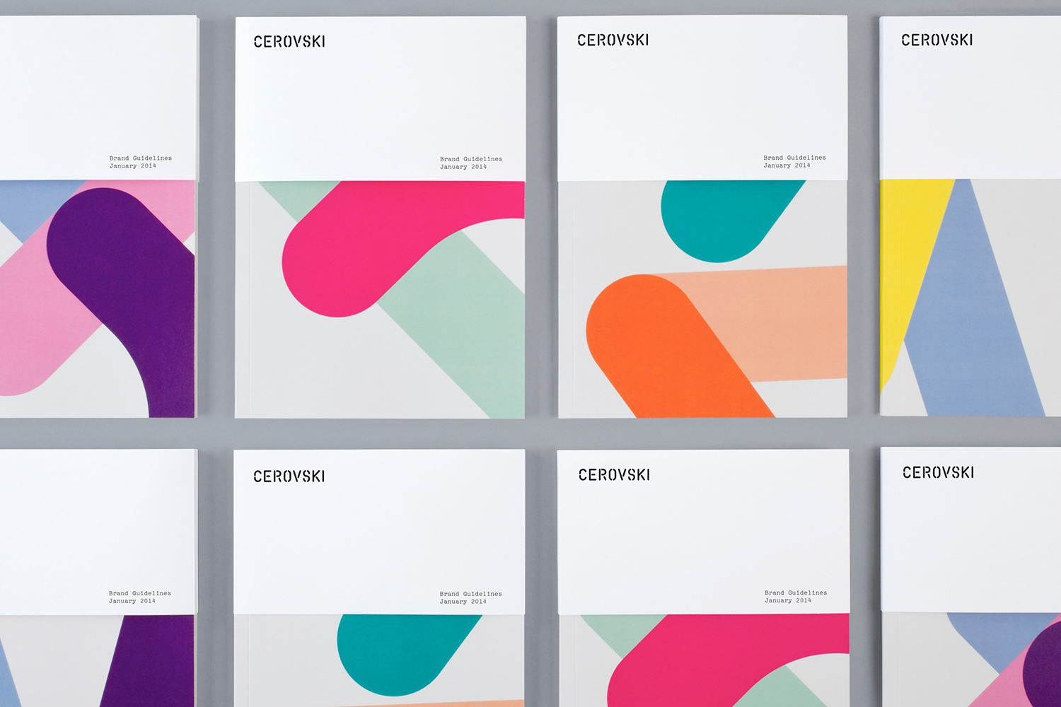 Multi-coloured Branding – Cerovski by Bunch, United Kingdom