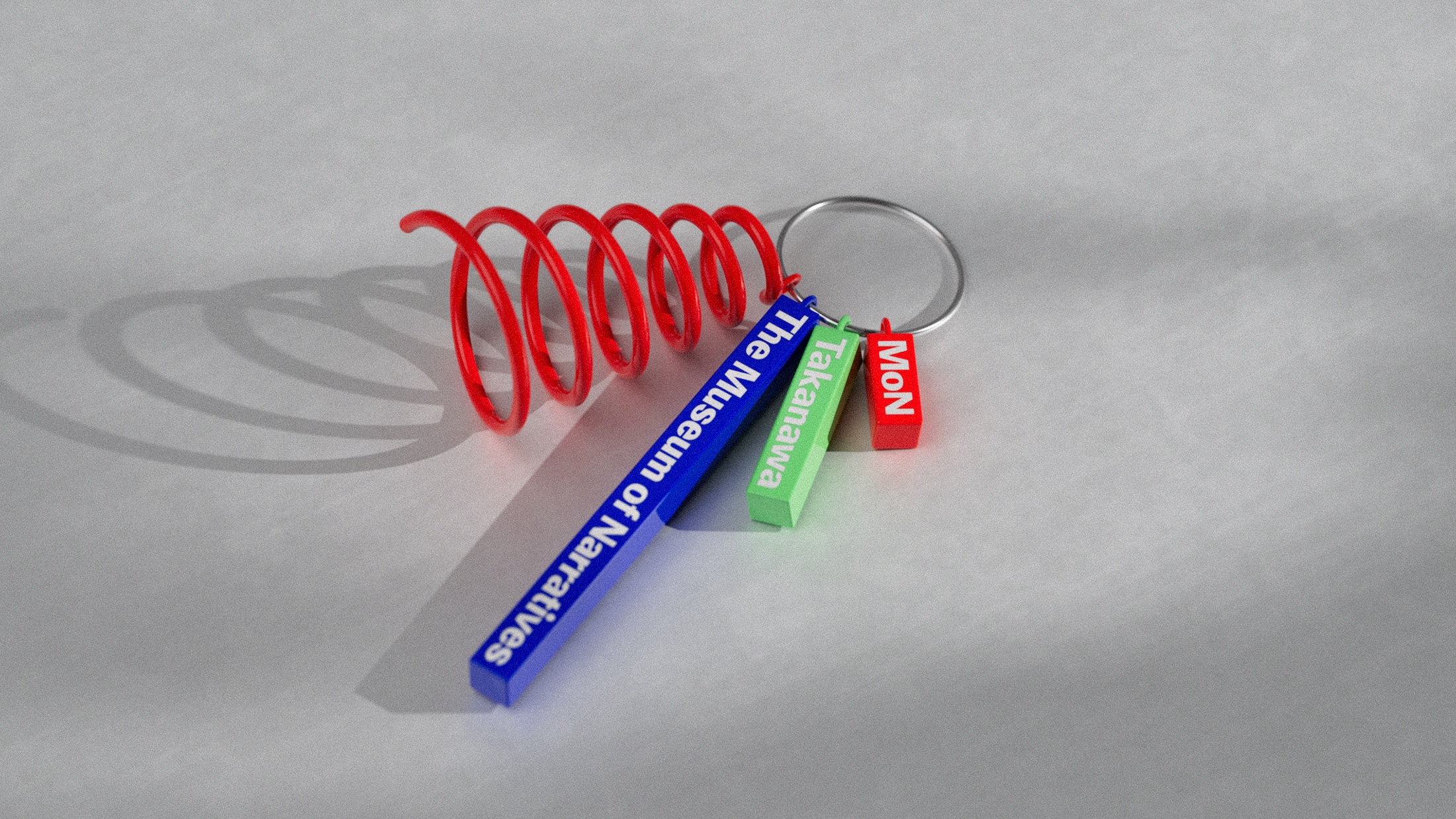 Pentagram The Museum of Narratives Takanawa brand identity design logo wordmark signage bpo review MoN_Merch_Keyring