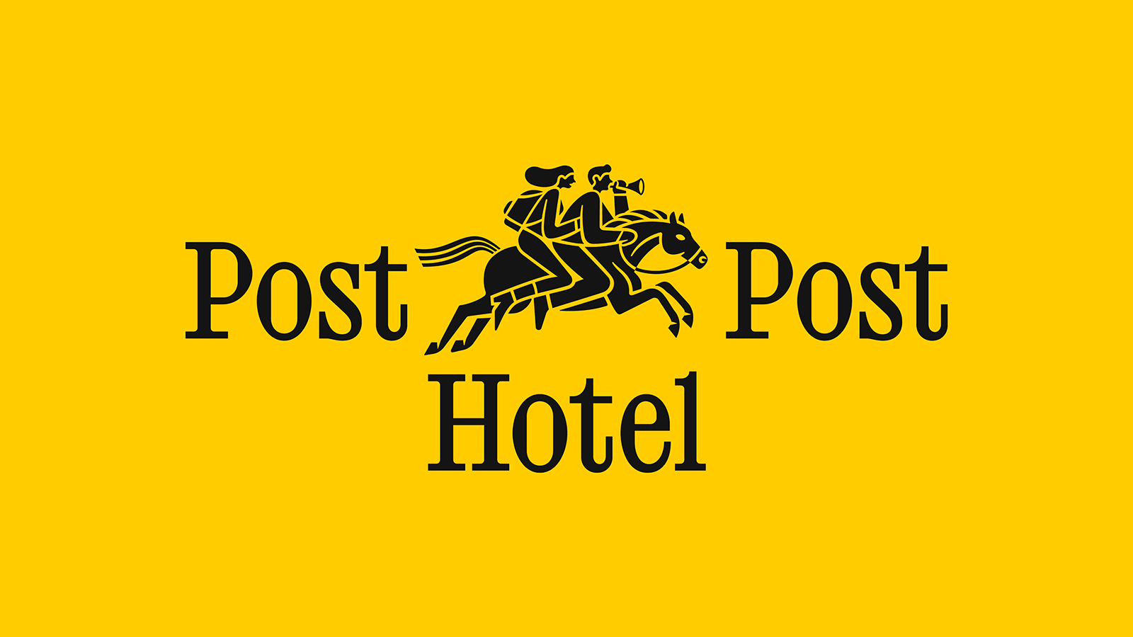 Branding, typography and print design by Studio Bruch for Post Post Hotel in the Austrian Alps