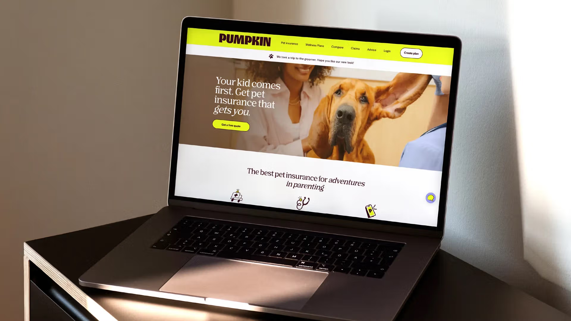 Pumpkin Kuba and Friends brand identity logo wordmark bpo review website