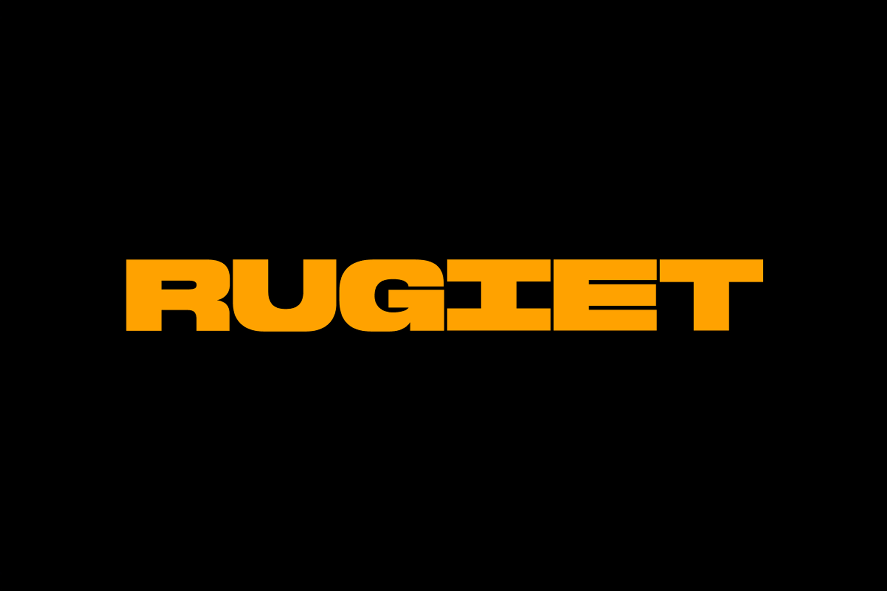 Rugiet Pentagram identity branding design bpo review logo wordmark1