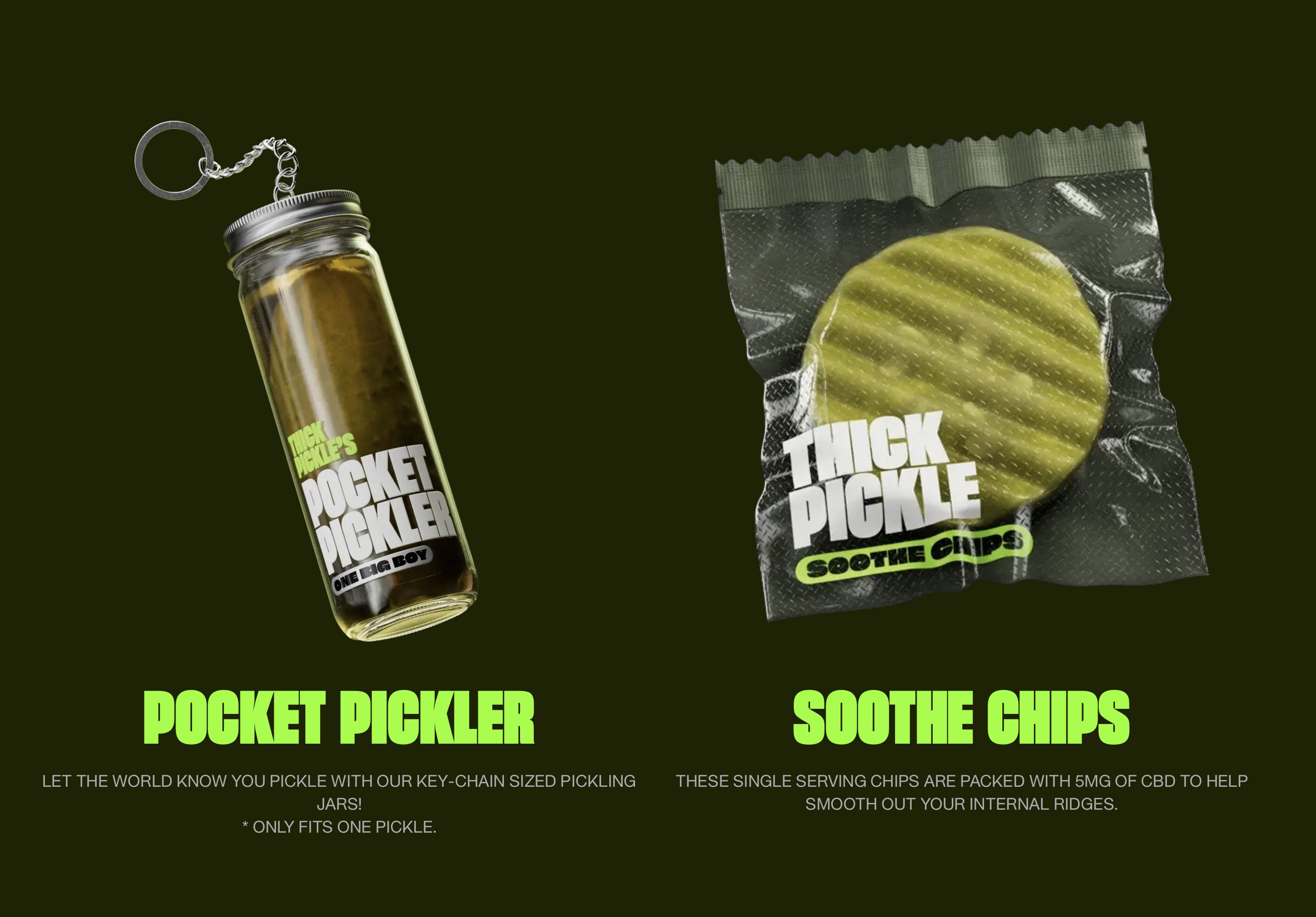 Branding concept by Study Hall for Thick Pickle, including motion graphics, logotype and packaging design