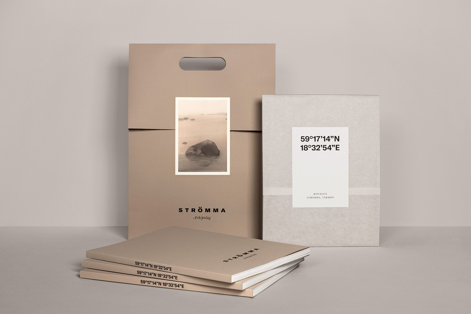 Creative Brochure Design Ideas – Strömma Arkipelag by 25ah