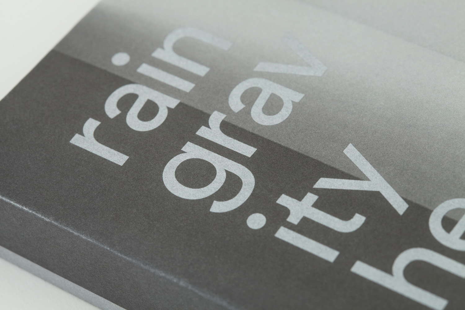 Rain, Gravity, Heat, Cold, a book designed by Blok celebrating the first ten years of Canadian architecture studio Superkül