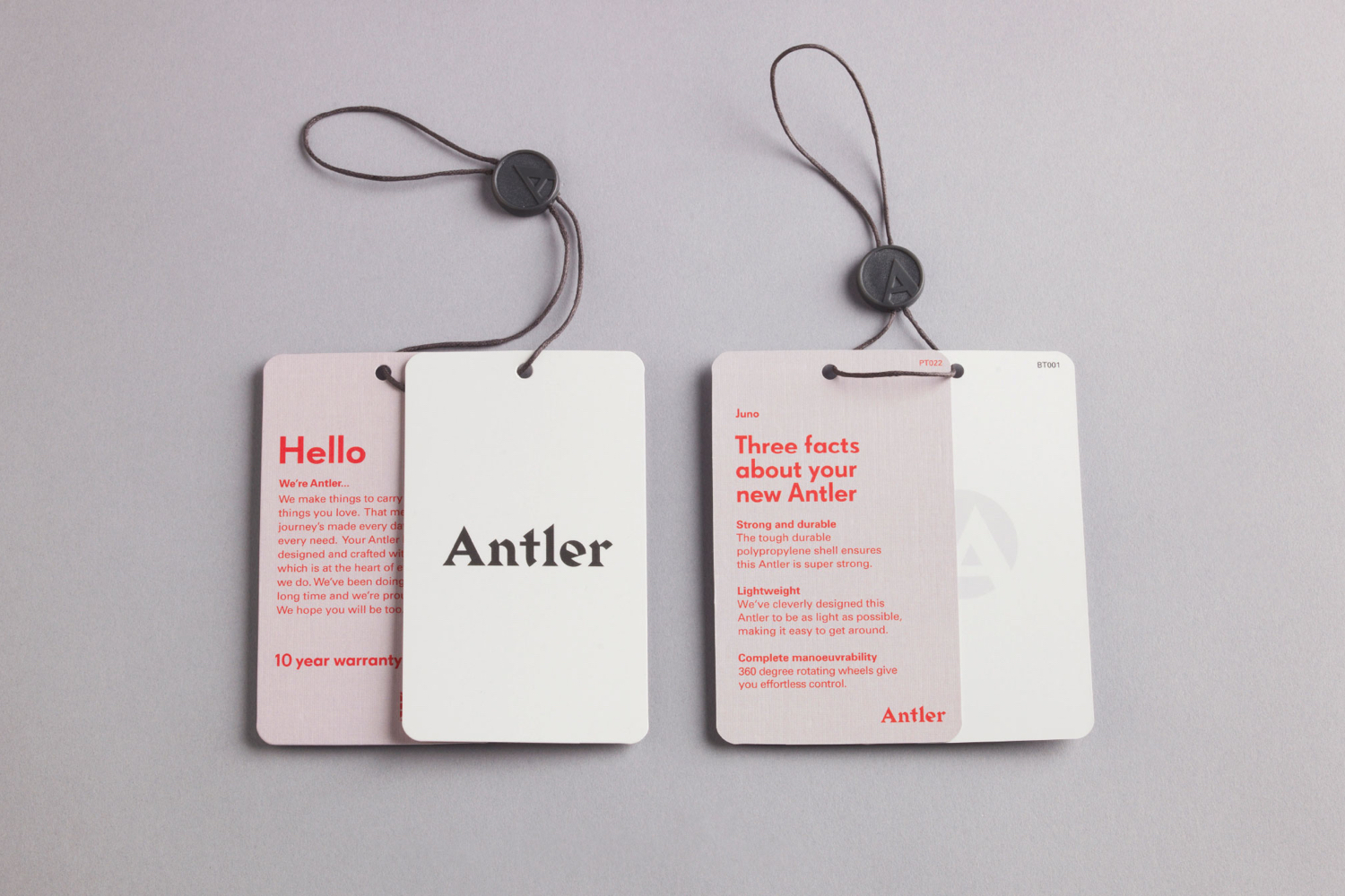 Swing Tag Design – Antler by Mammal, United Kingdom